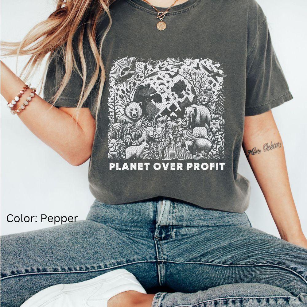 Planet Over Profit Awesome Shirt