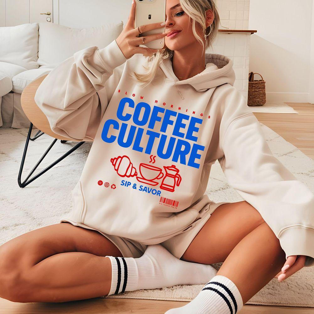 Slow Mornings Coffee Culture Tshirt