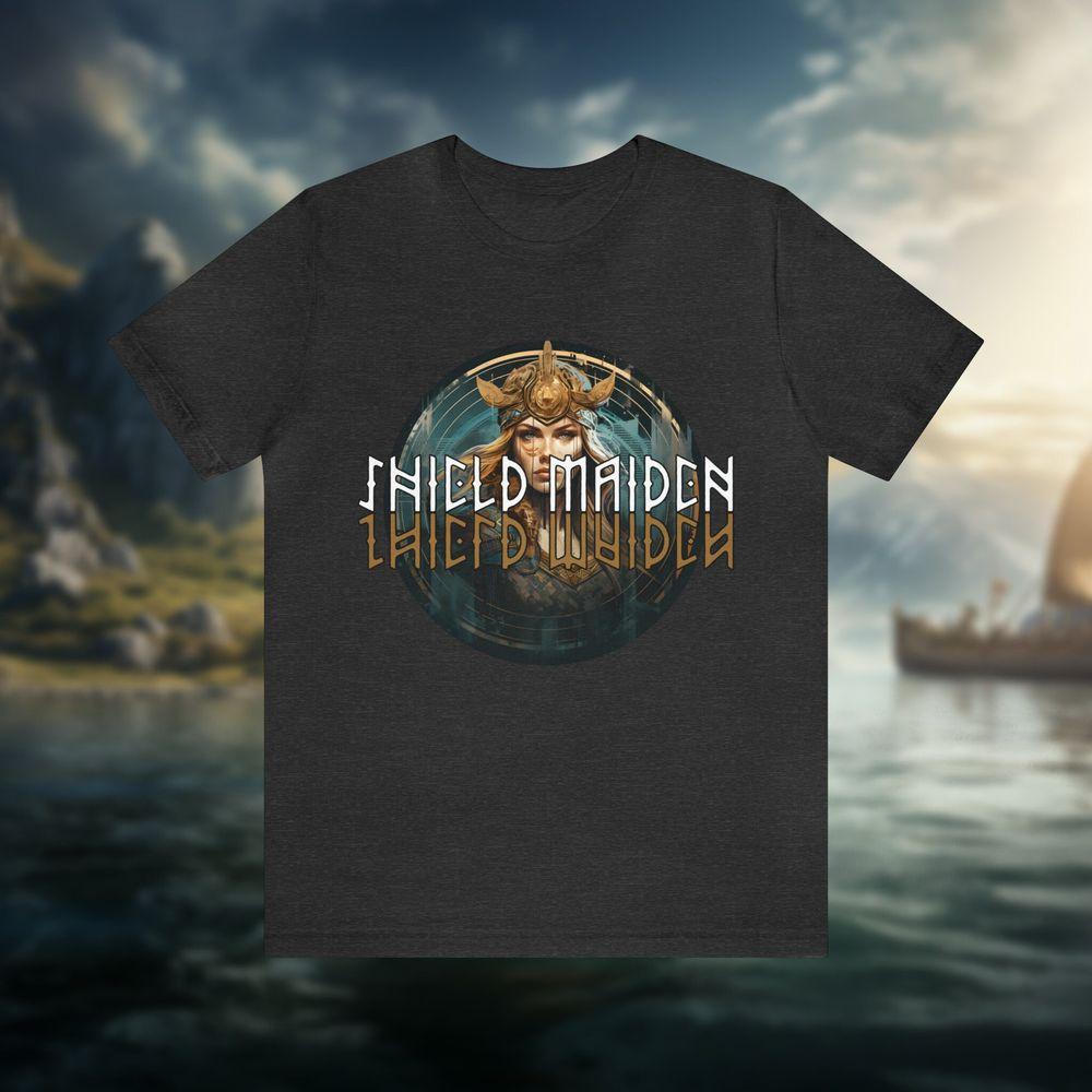 Strength And Style Shield Maiden Viking For Women Shirt