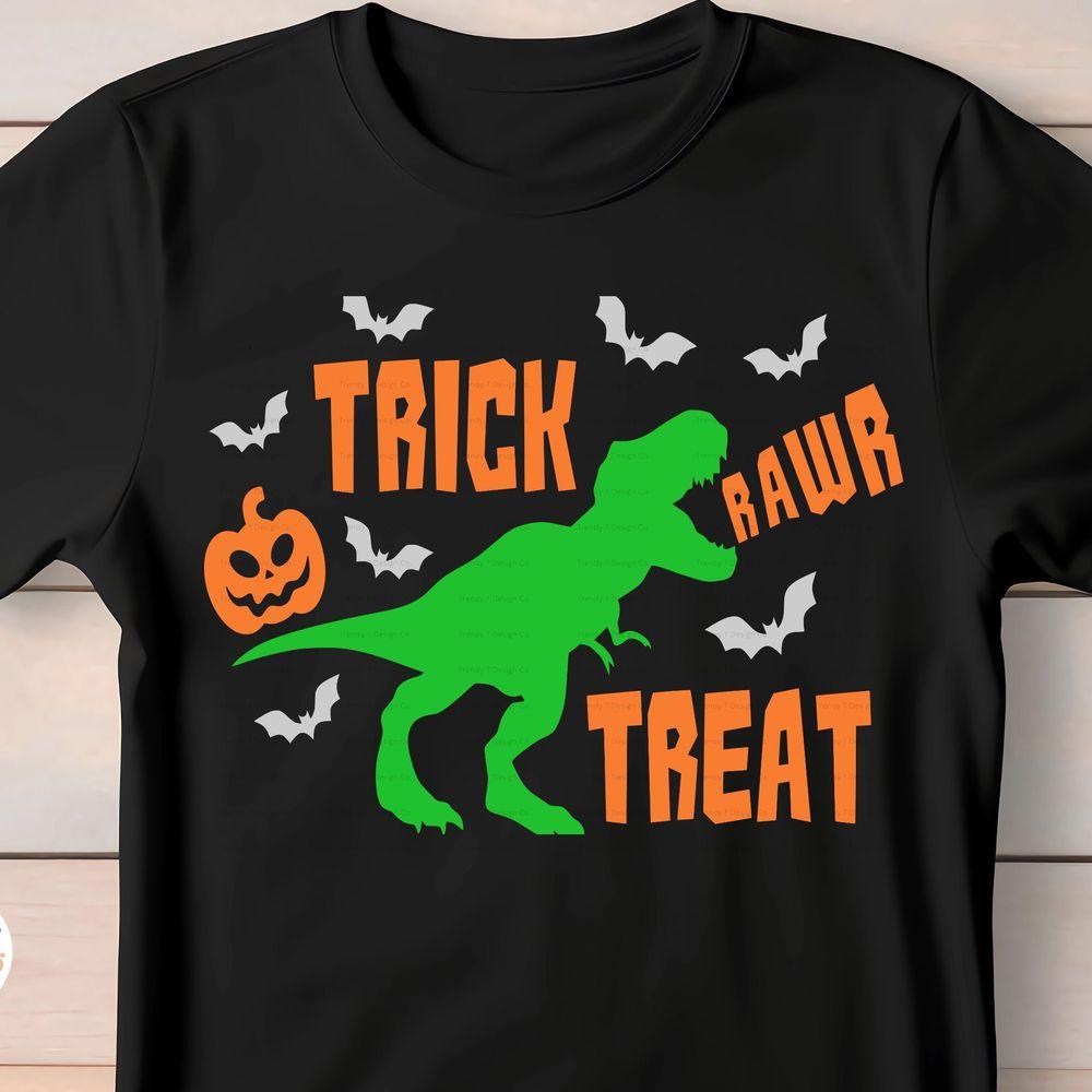 Trick Rawr Treat Awesome Shirt