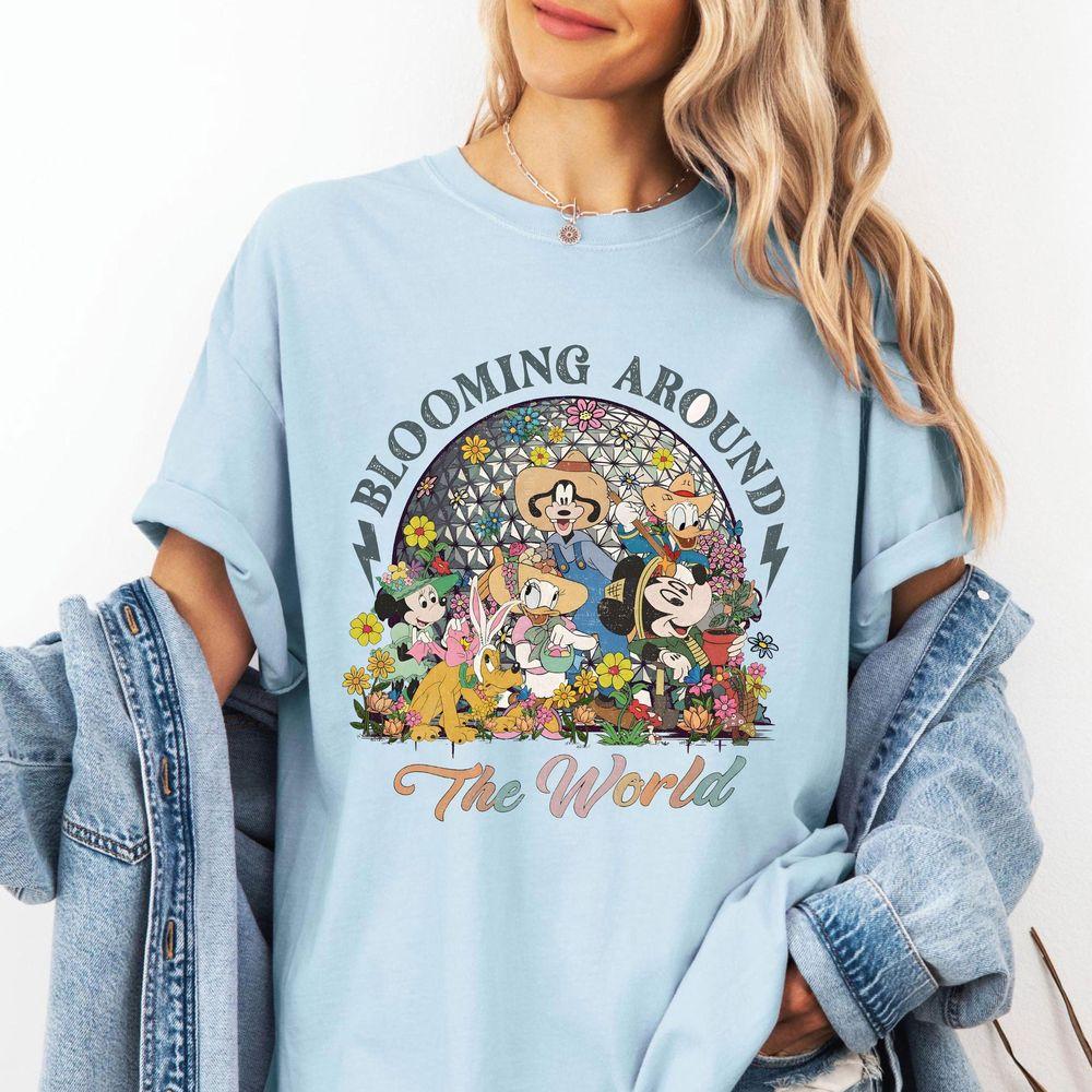 Vintage Disney Blooming Around The World Tshirt