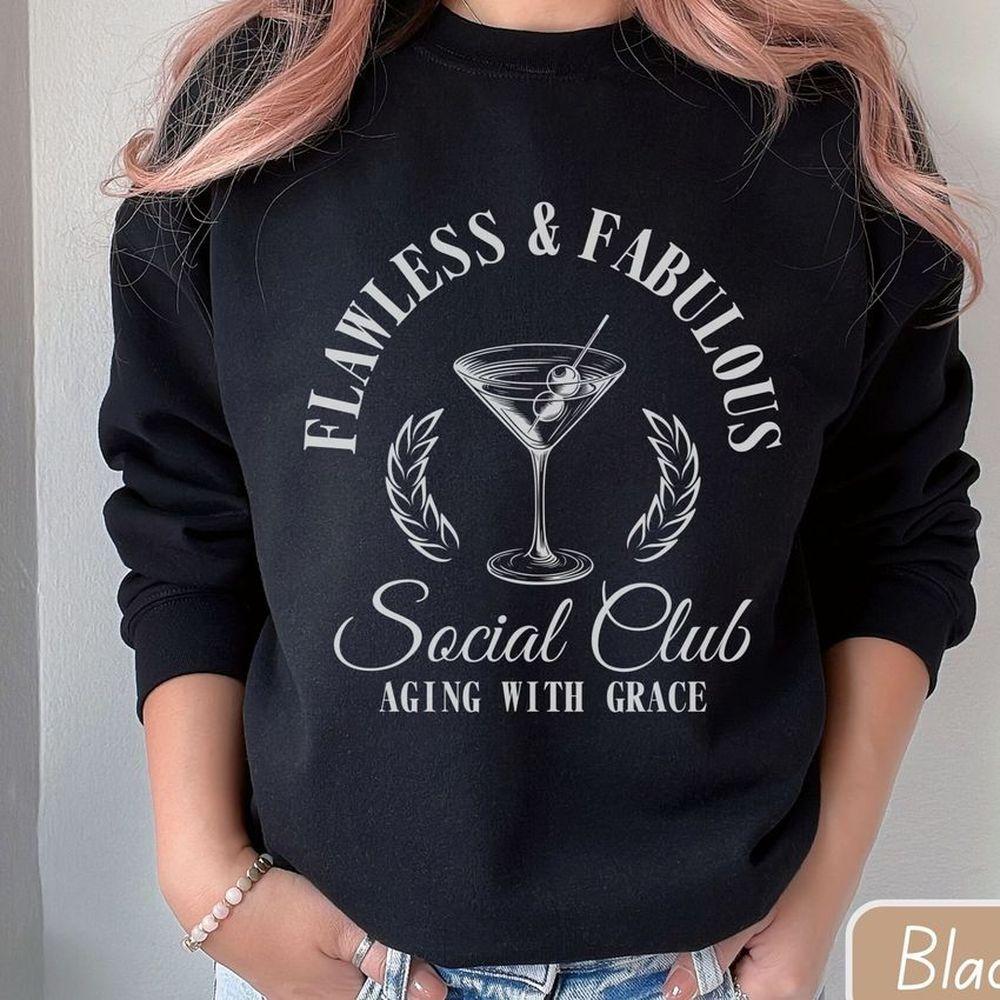 Vintage Social Club Cocktails Tshirt