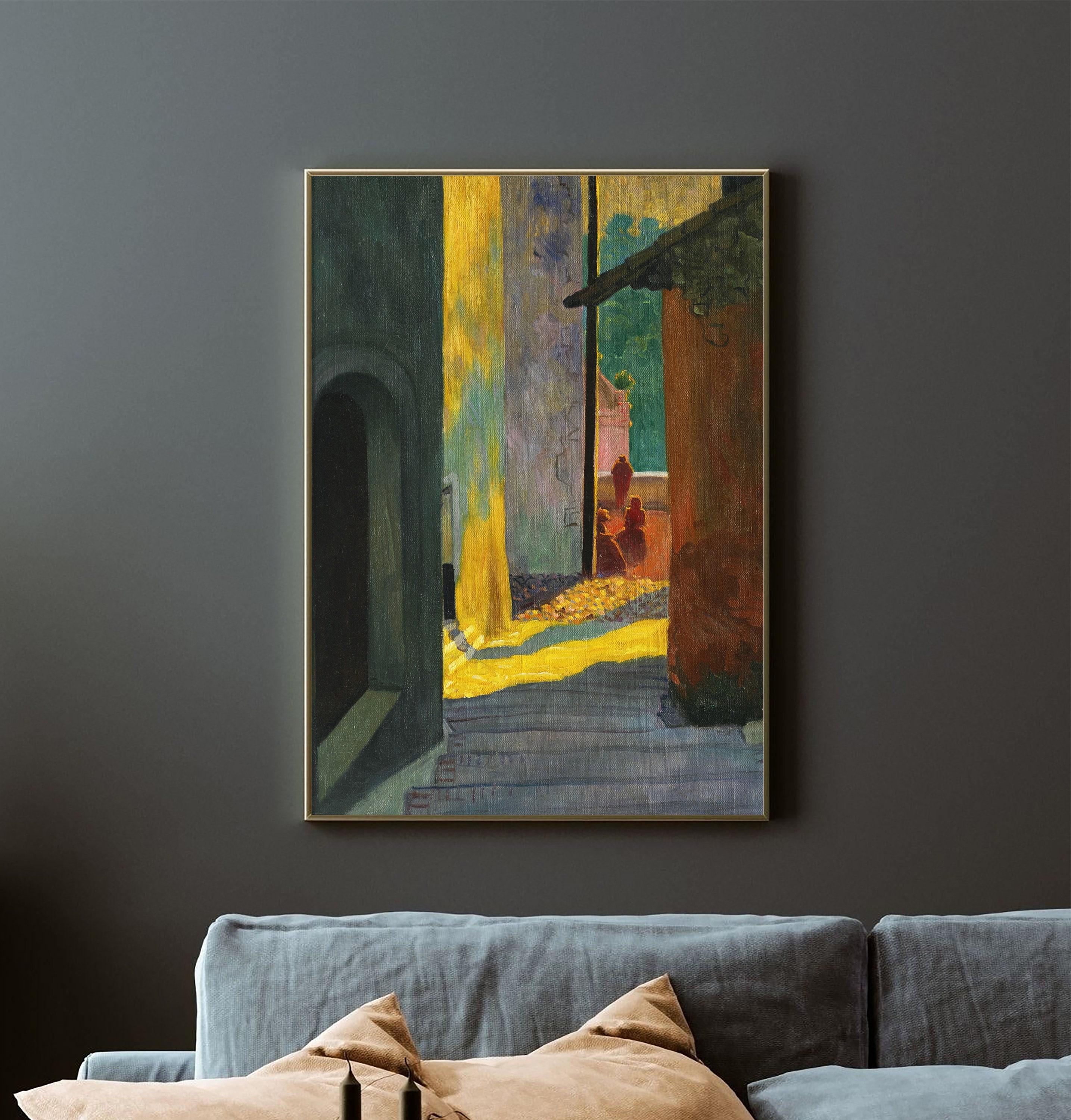 Flix Vallotton Vieille Rue De Cagnes 1920 Vintage Cottagecore Decor Landscape Limited Edition Posters (No Frame) Flix Vallotton Vieille Rue De Cagnes 1920 Vintage Cottagecore Decor Landscape Limited Edition Posters (No Frame)