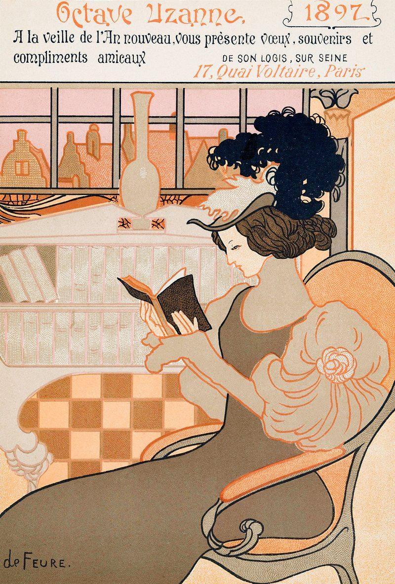 Georges De Feure Art A La Veille De Lan Nouveau Vintage Awesome Poster (No Frame) Georges De Feure Art A La Veille De Lan Nouveau Vintage Awesome Poster (No Frame)