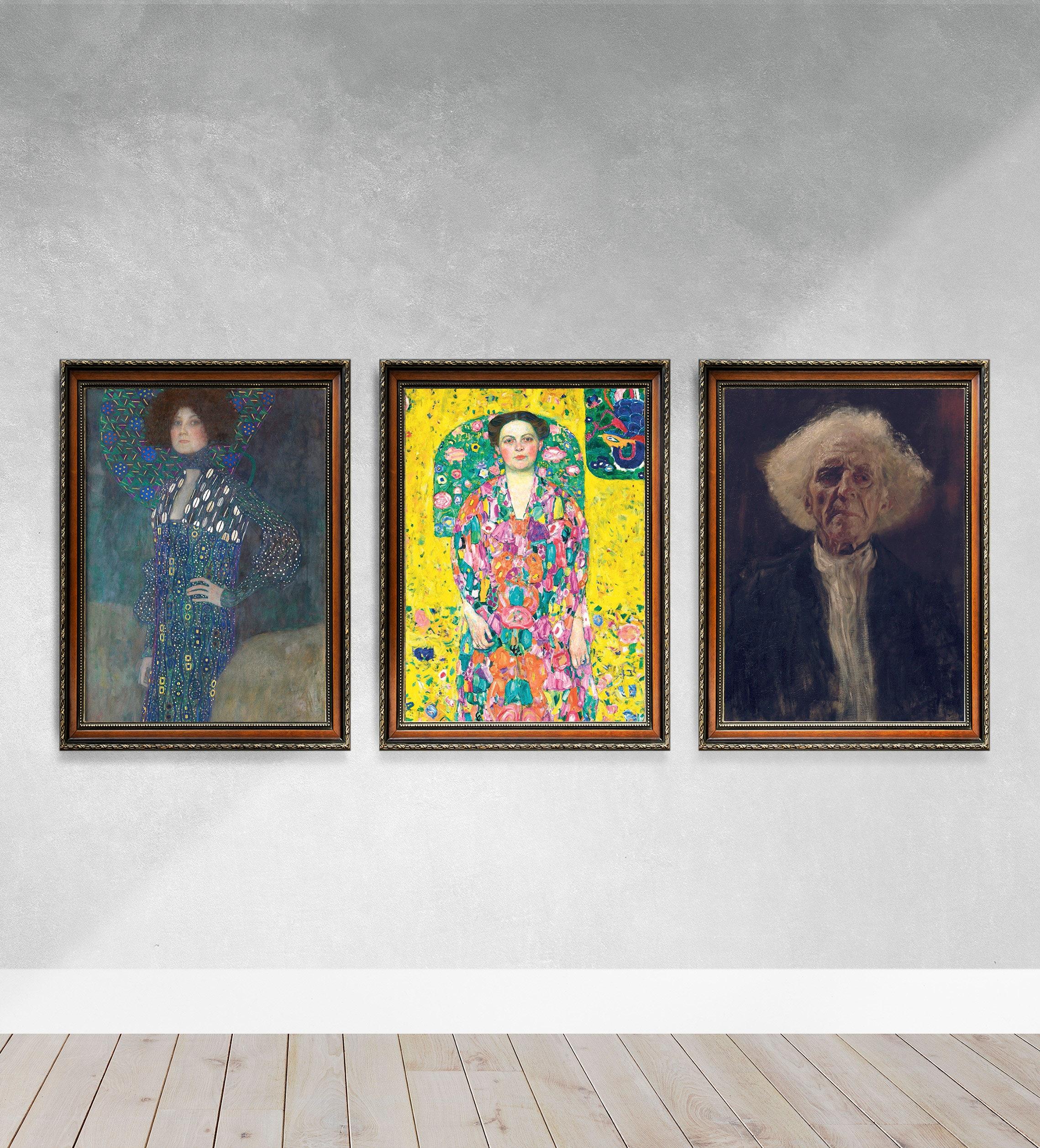 Gustav Klimt Set Of 3 3 Limited Edition Posters (No Frame) Gustav Klimt Set Of 3 3 Limited Edition Posters (No Frame)