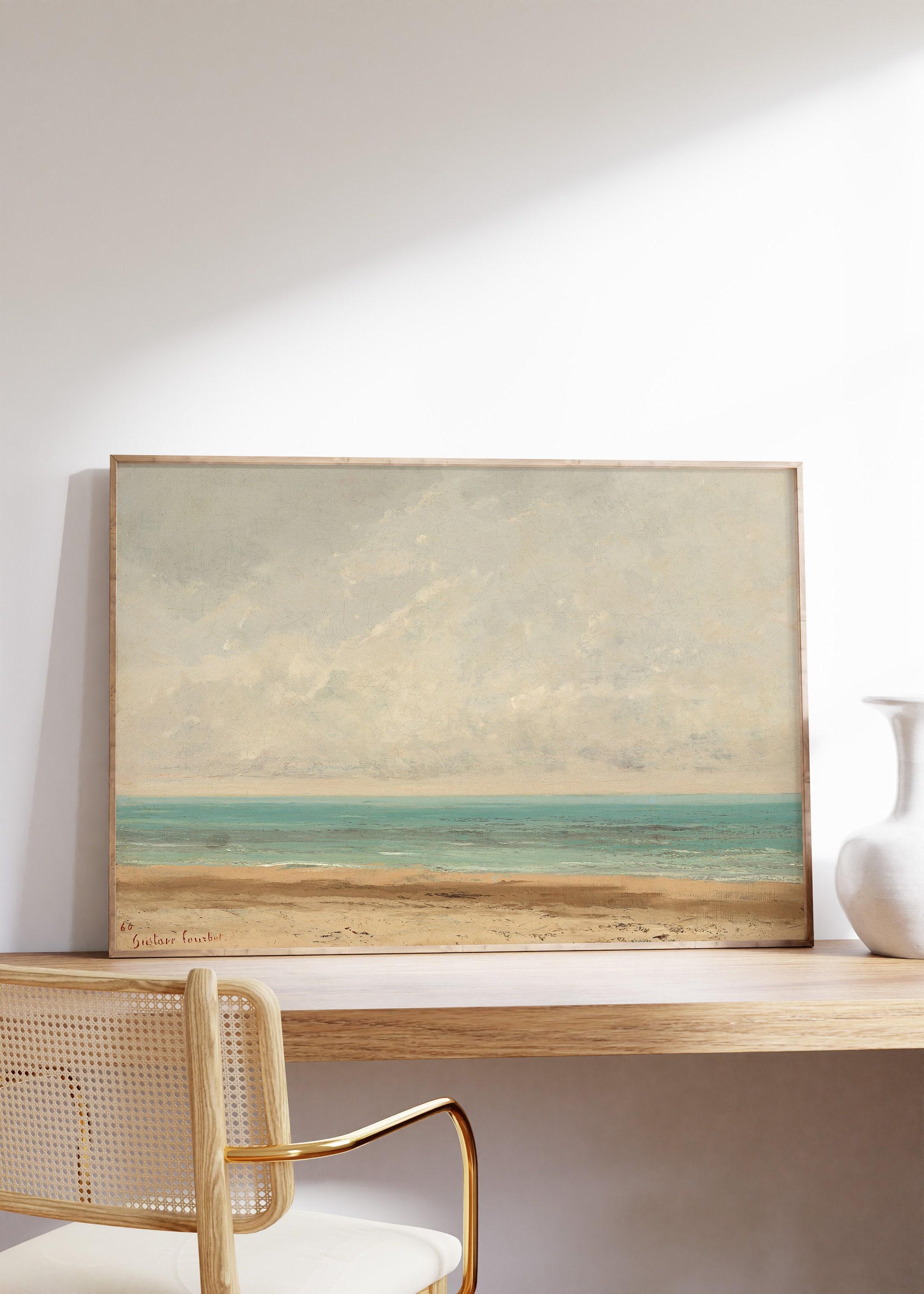 Gustave Courbet Calm Sea 1866 Vintage Limited Edition Posters (No Frame) Gustave Courbet Calm Sea 1866 Vintage Limited Edition Posters (No Frame)