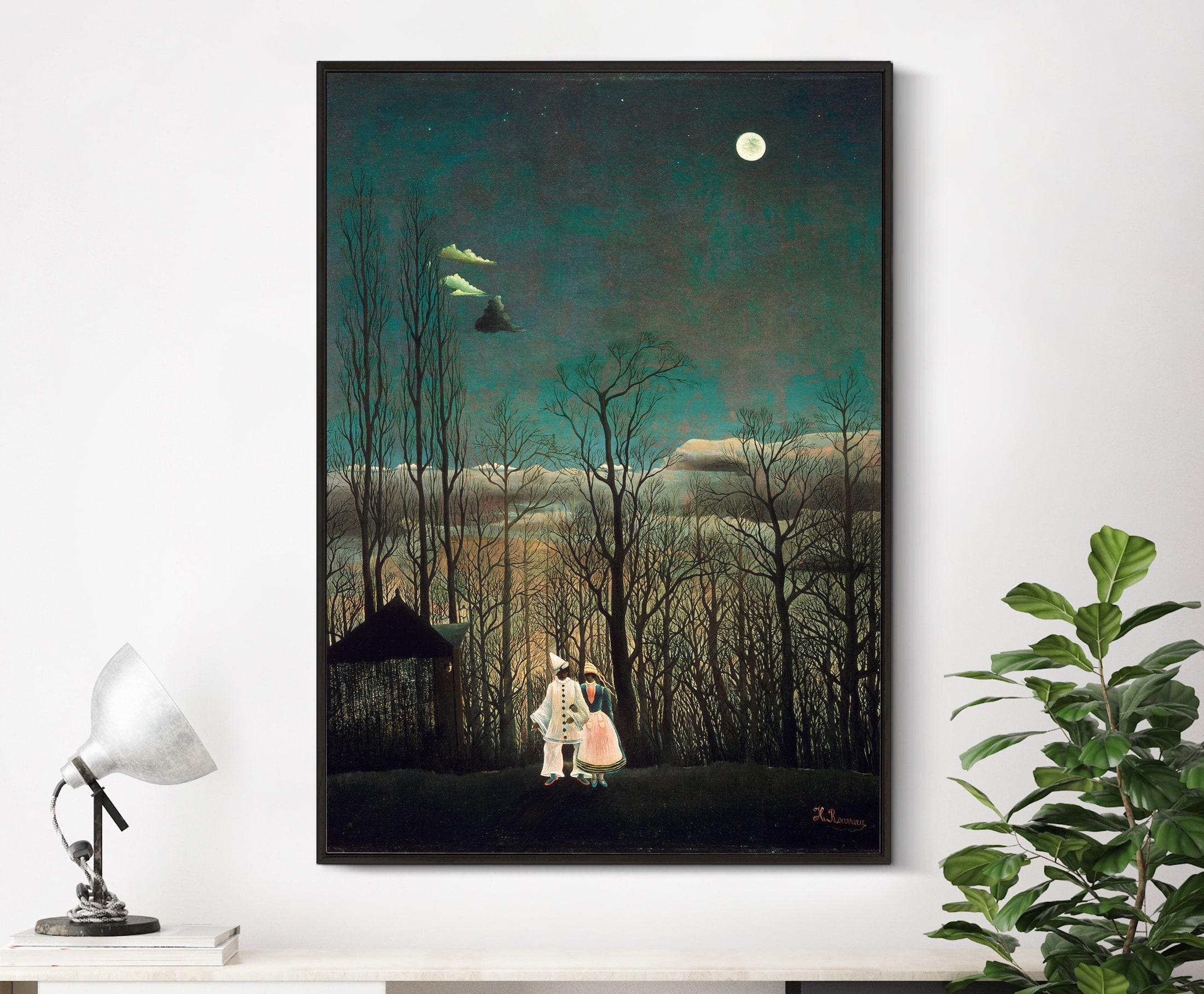 Henri Rousseau Carnival Evening Famous Awesome Poster (No Frame)
