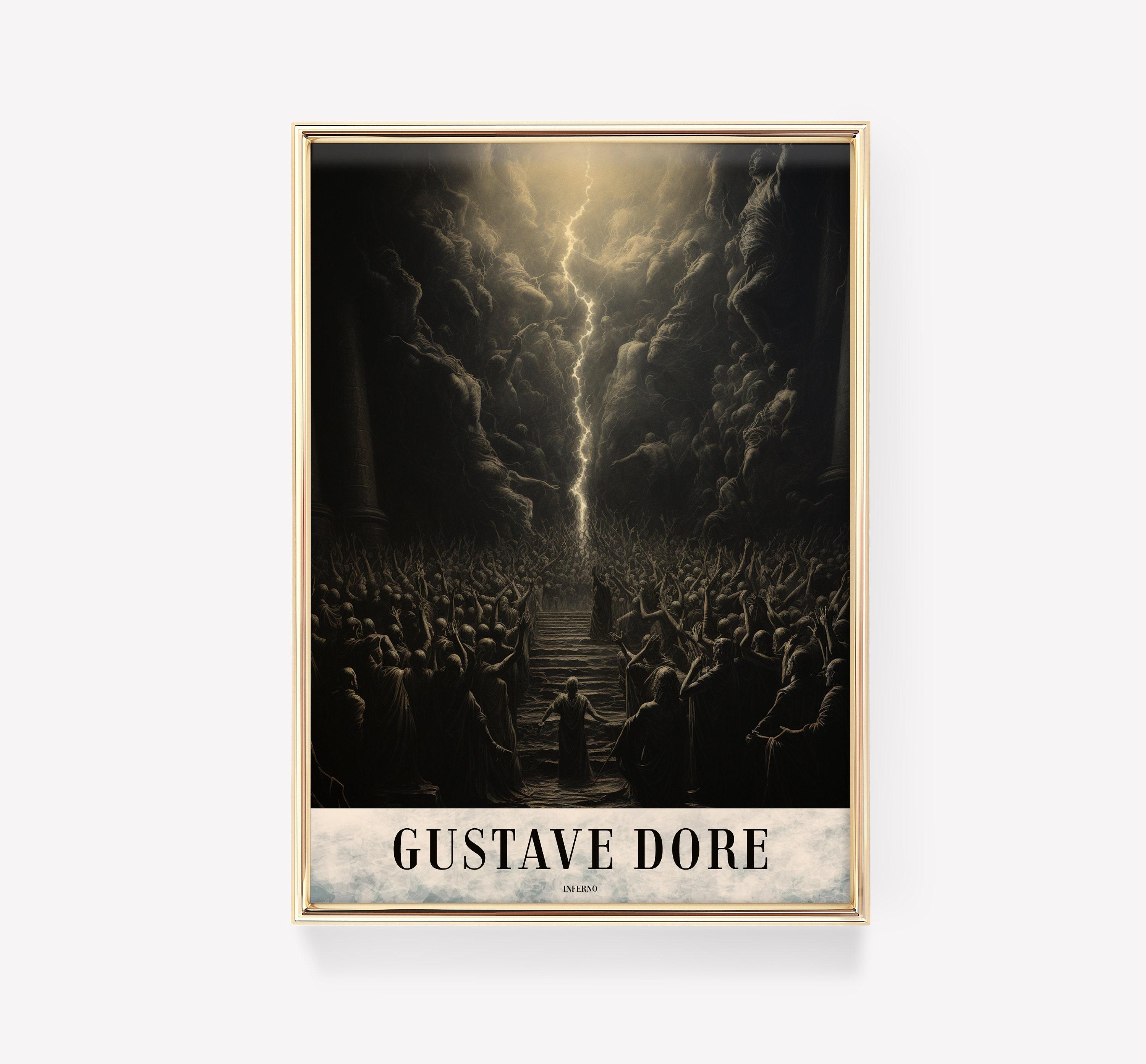 Inferno Art Gustave Dore Gothic Awesome Poster (No Frame) Inferno Art Gustave Dore Gothic Awesome Poster (No Frame)