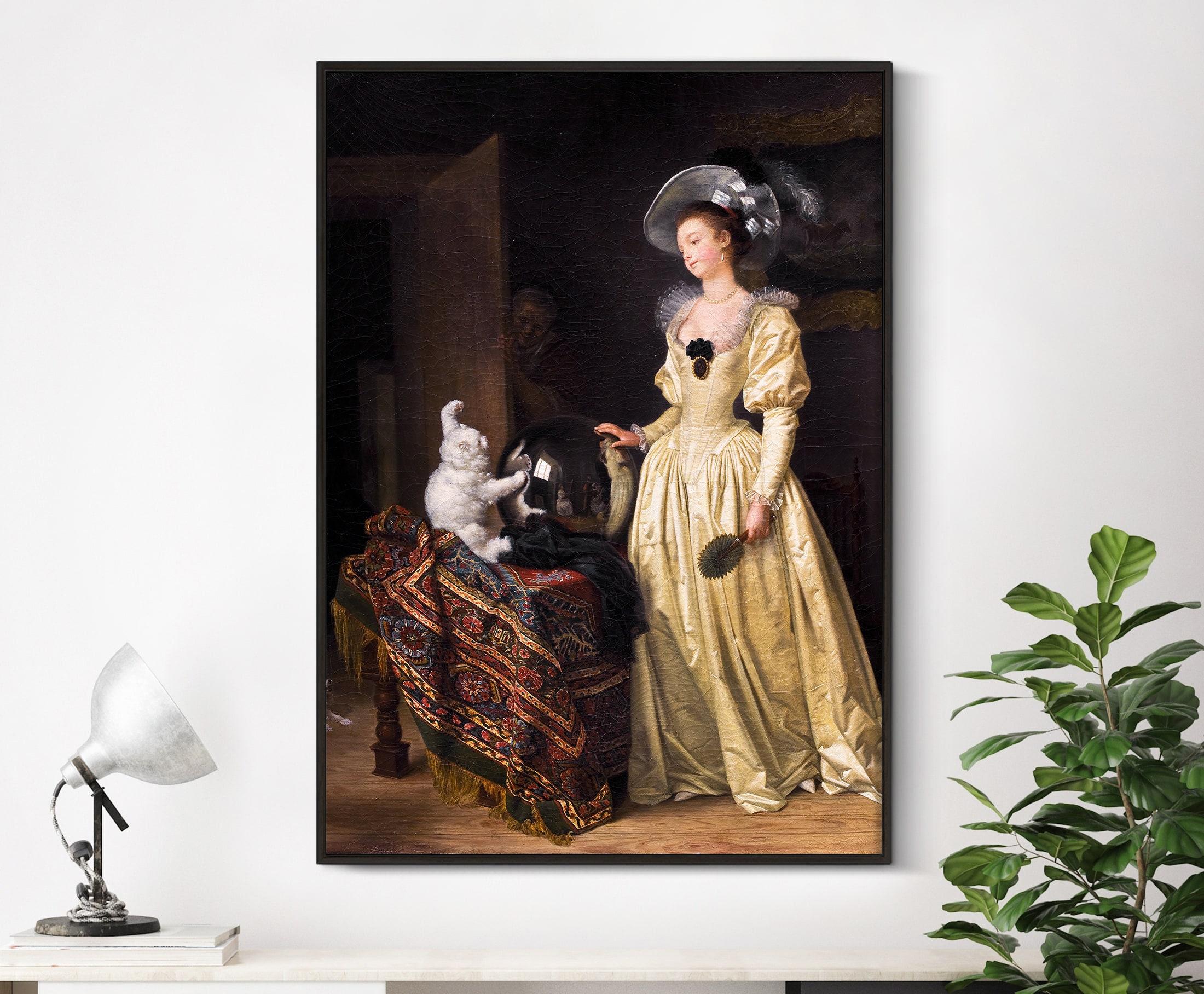 Jean Honore Fragonard Angora Cat 1777 Awesome Poster (No Frame) Jean Honore Fragonard Angora Cat 1777 Awesome Poster (No Frame)