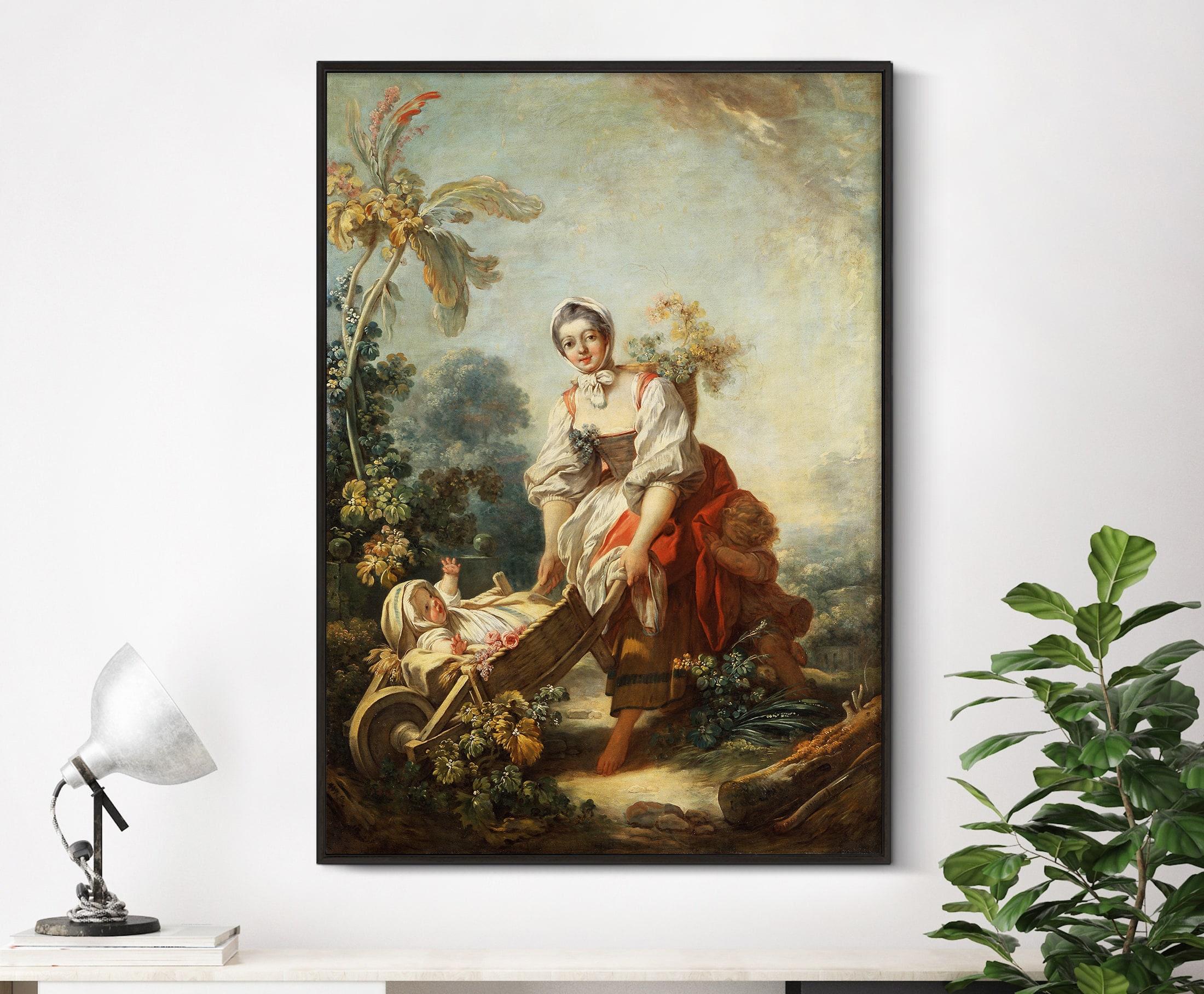 Jean Honore Fragonard The Joys Of Motherhood 1752 Home Wall Decor Trending Style Poster (No Frame) Jean Honore Fragonard The Joys Of Motherhood 1752 Home Wall Decor Trending Style Poster (No Frame)
