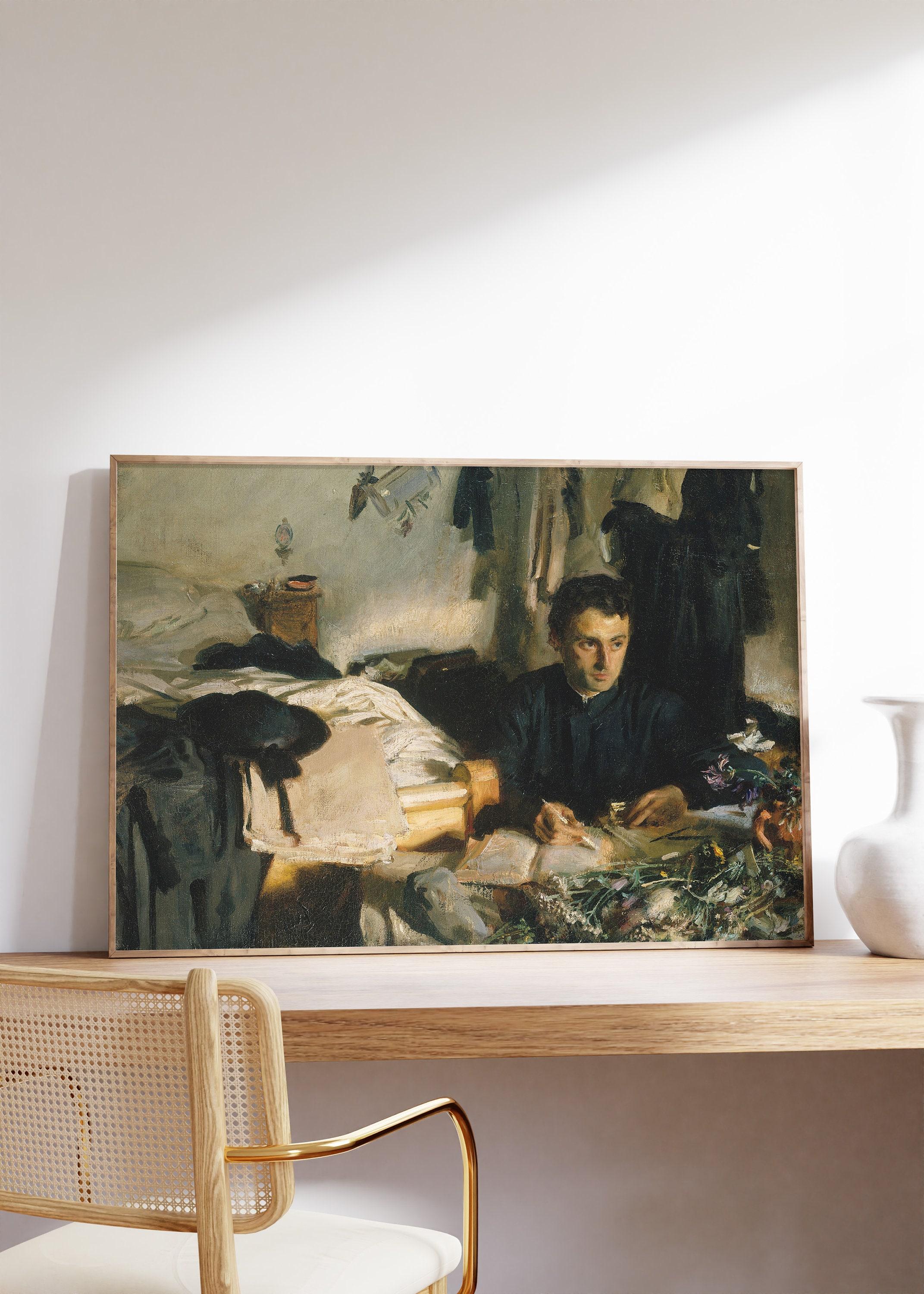 John Singer Sargent Padre Sebastiano 1904 Vintage Trending Style Poster (No Frame) John Singer Sargent Padre Sebastiano 1904 Vintage Trending Style Poster (No Frame)