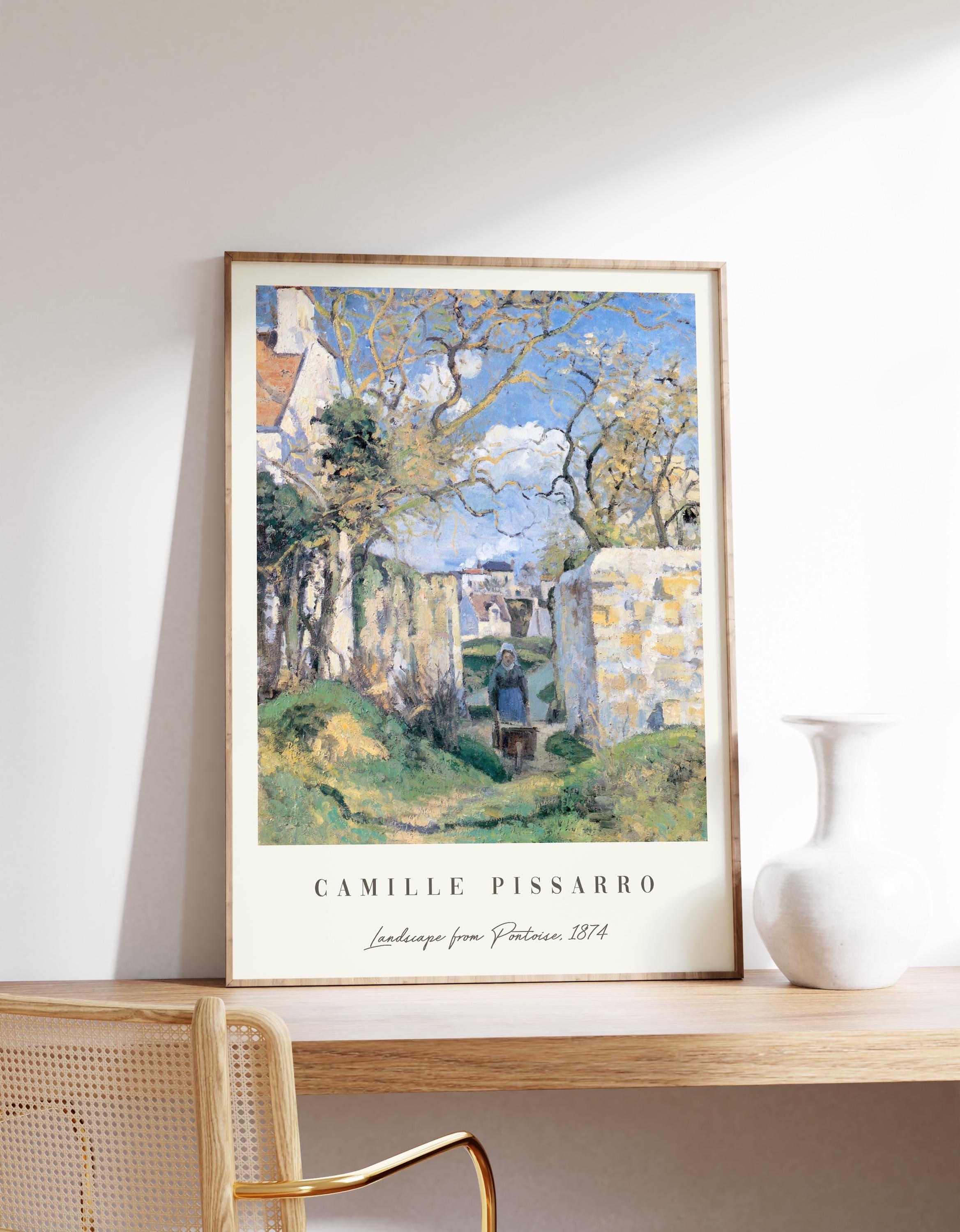 Landscape From Pontoise Camille Pissarro Vintage Trending Style Poster (No Frame) Landscape From Pontoise Camille Pissarro Vintage Trending Style Poster (No Frame)