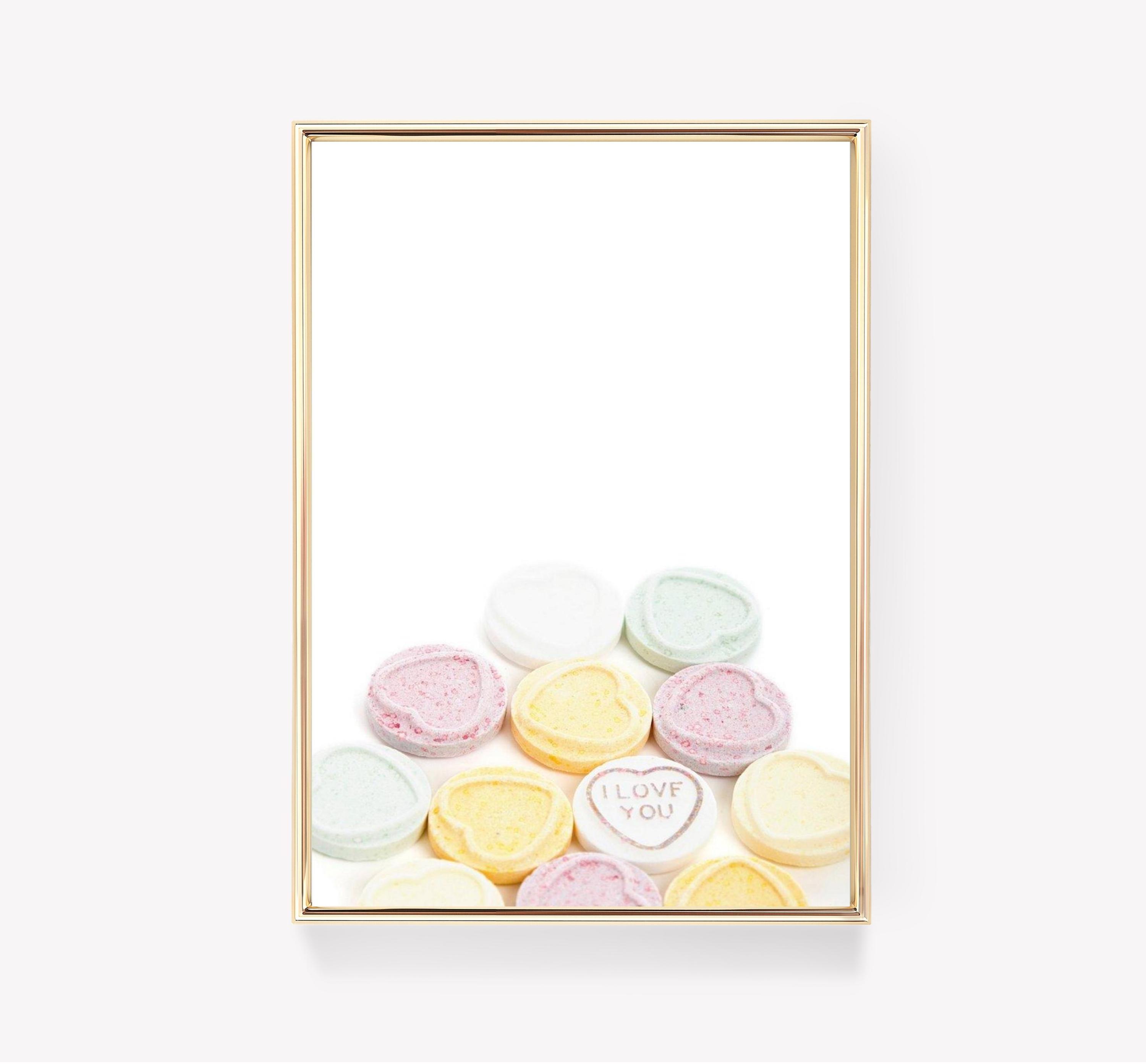 Love Candy Art Heart Trending Style Poster (No Frame) Love Candy Art Heart Trending Style Poster (No Frame)