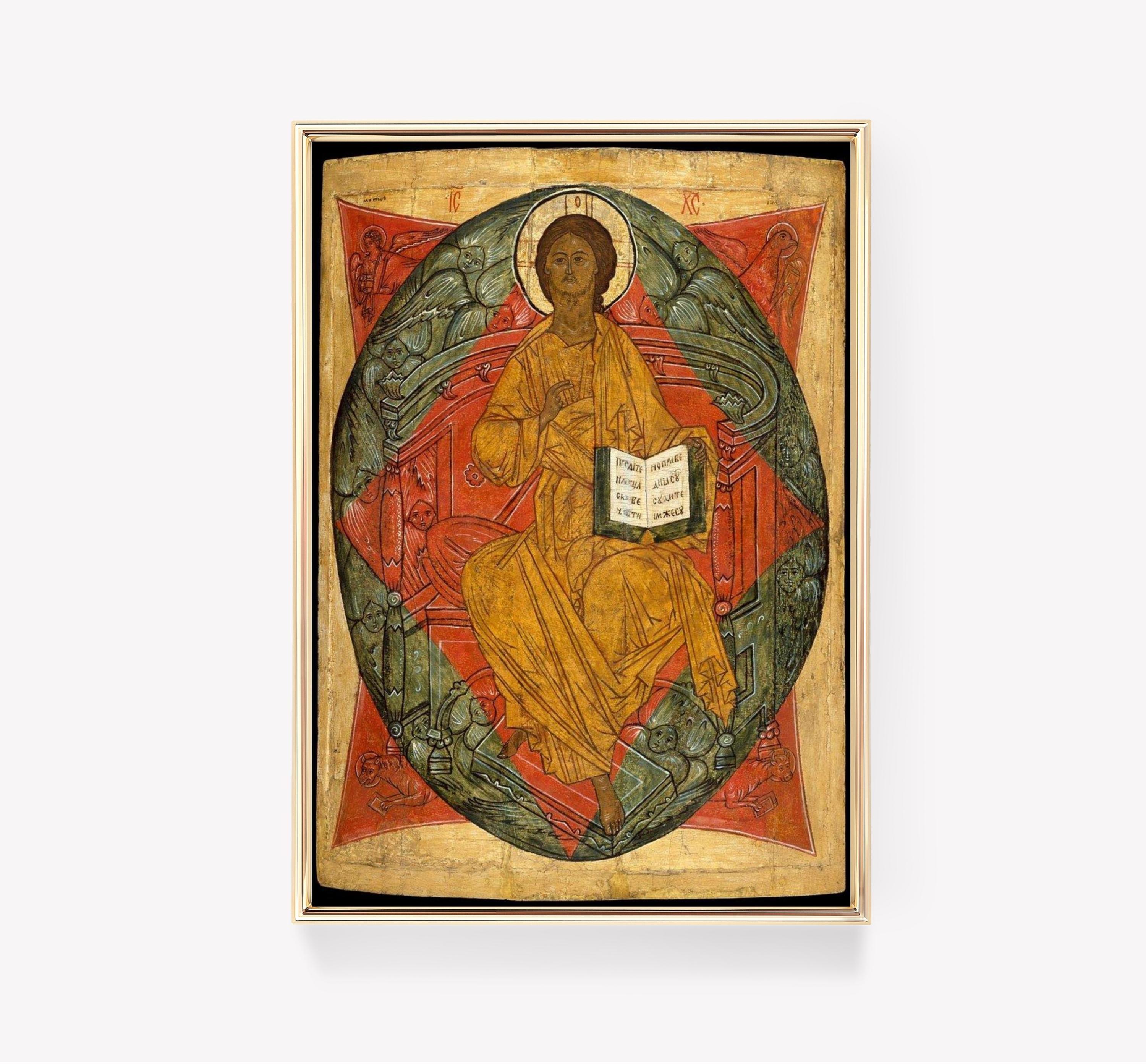 Pantocrator Byzantine Art Religious Trending Style Poster (No Frame) Pantocrator Byzantine Art Religious Trending Style Poster (No Frame)