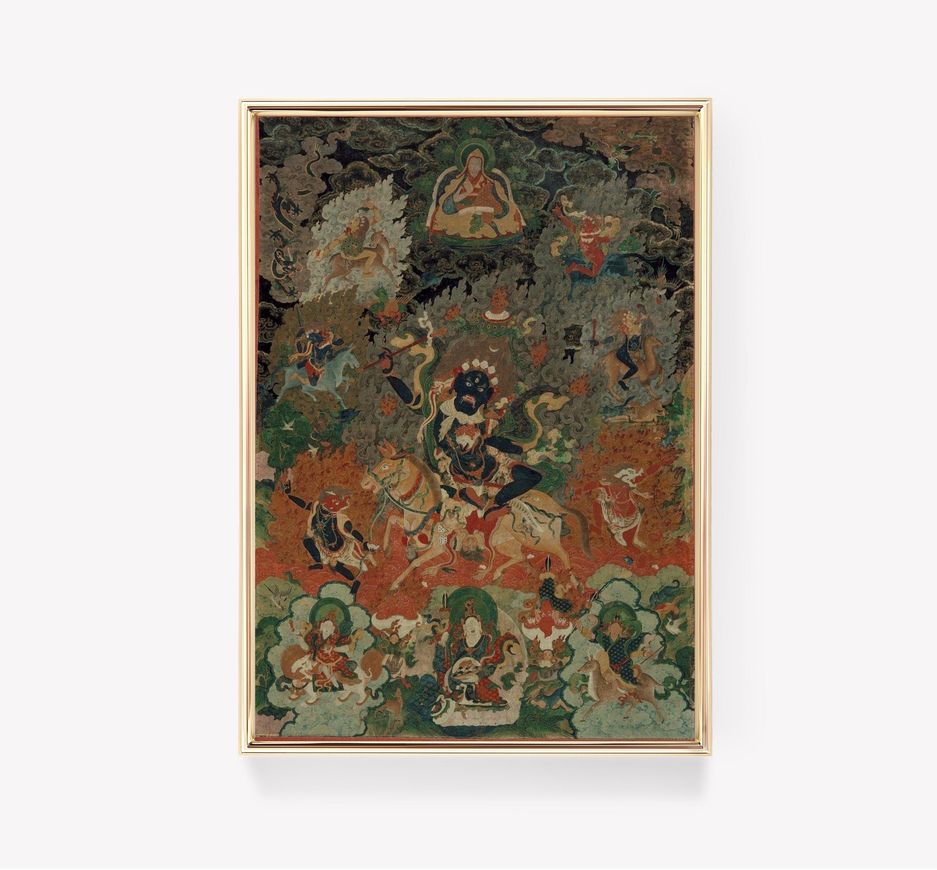 Protector Deity Mahakala Vintage Limited Edition Posters (No Frame) Protector Deity Mahakala Vintage Limited Edition Posters (No Frame)
