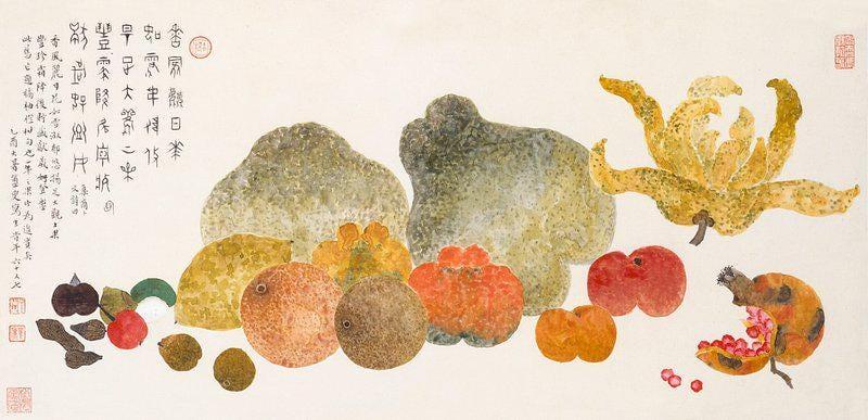 Qi Baishi Fruits Vintage Limited Edition Posters (No Frame) Qi Baishi Fruits Vintage Limited Edition Posters (No Frame)