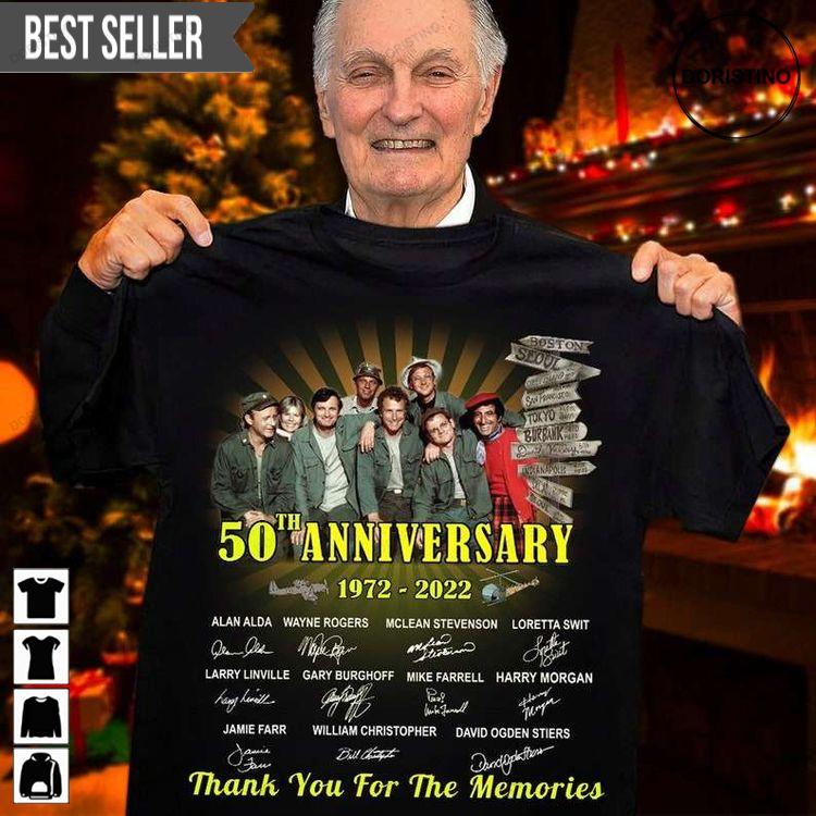 Mash 50th Anniversary 1972-2022 Thank You For The Memories Shirt Mash 50th Anniversary 1972-2022 Thank You For The Memories Shirt