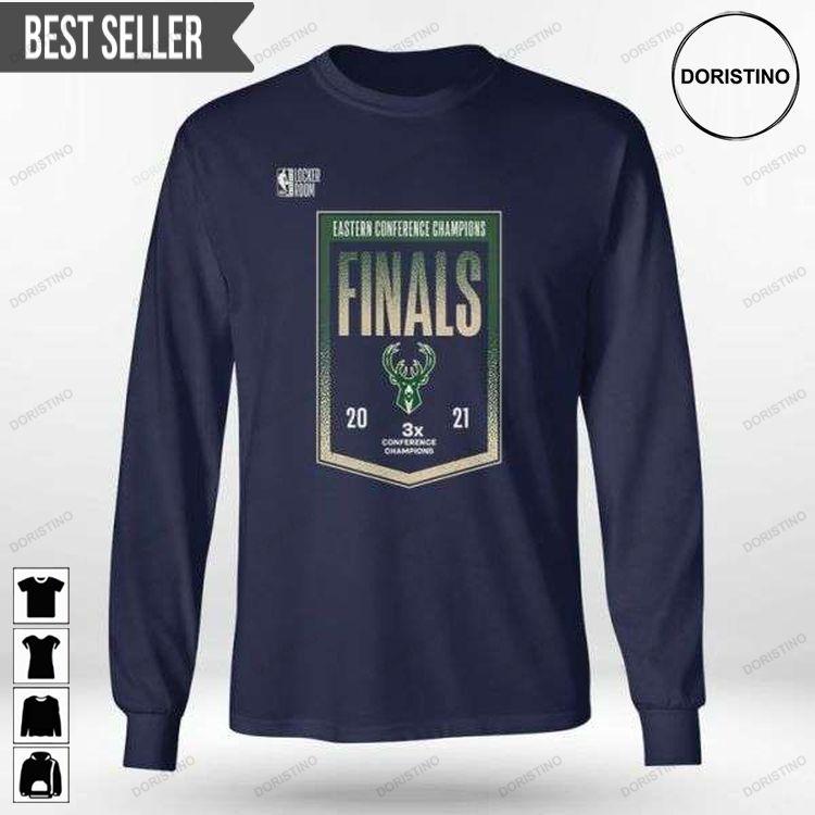 Milwaukee Bucks 2021 Eastern Conference Finals Champs For Men And Women Awesome Shirt Milwaukee Bucks 2021 Eastern Conference Finals Champs For Men And Women Awesome Shirt