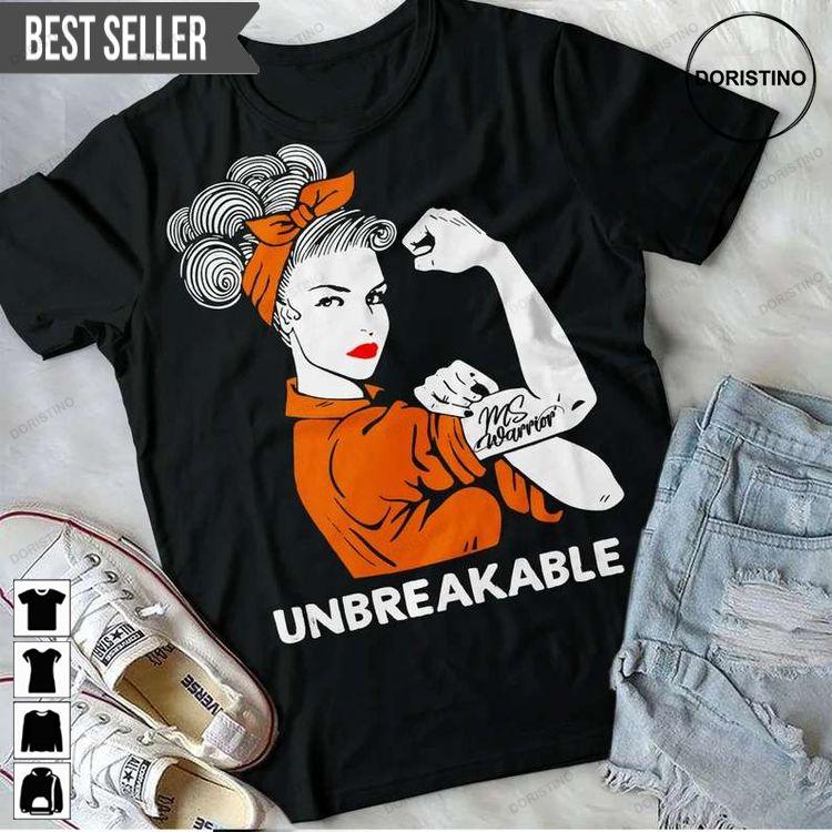 Ms Warrior Unbreakable Multiple Sclerosis Awareness Shirt Ms Warrior Unbreakable Multiple Sclerosis Awareness Shirt