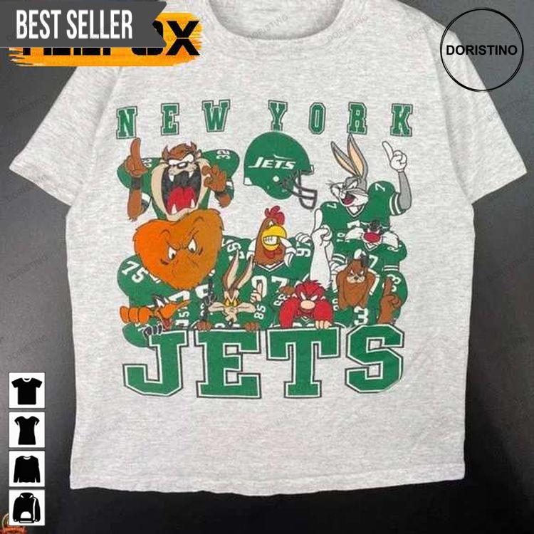 New York Jets Looney Tunes Tshirt New York Jets Looney Tunes Tshirt