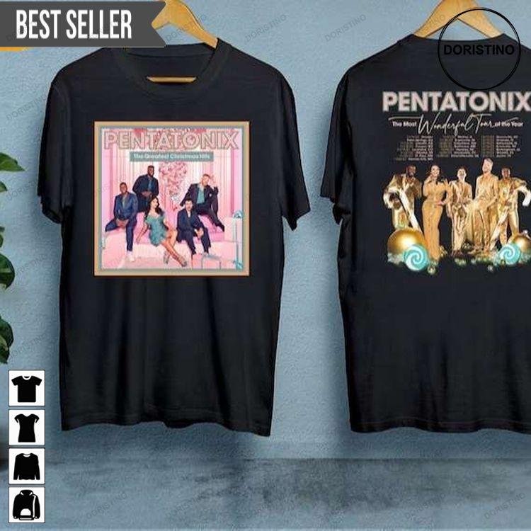 Pentatonix Winter Tour 2023 Short-sleeve Tshirt Pentatonix Winter Tour 2023 Short-sleeve Tshirt