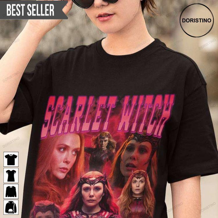 Scarlet Witch Elizabeth Olsen Actress Black Awesome Shirt Scarlet Witch Elizabeth Olsen Actress Black Awesome Shirt