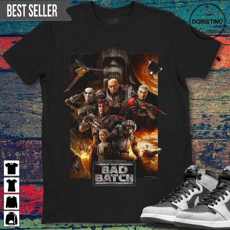 Star Wars The Bad Batch Series Tshirt Star Wars The Bad Batch Series Tshirt