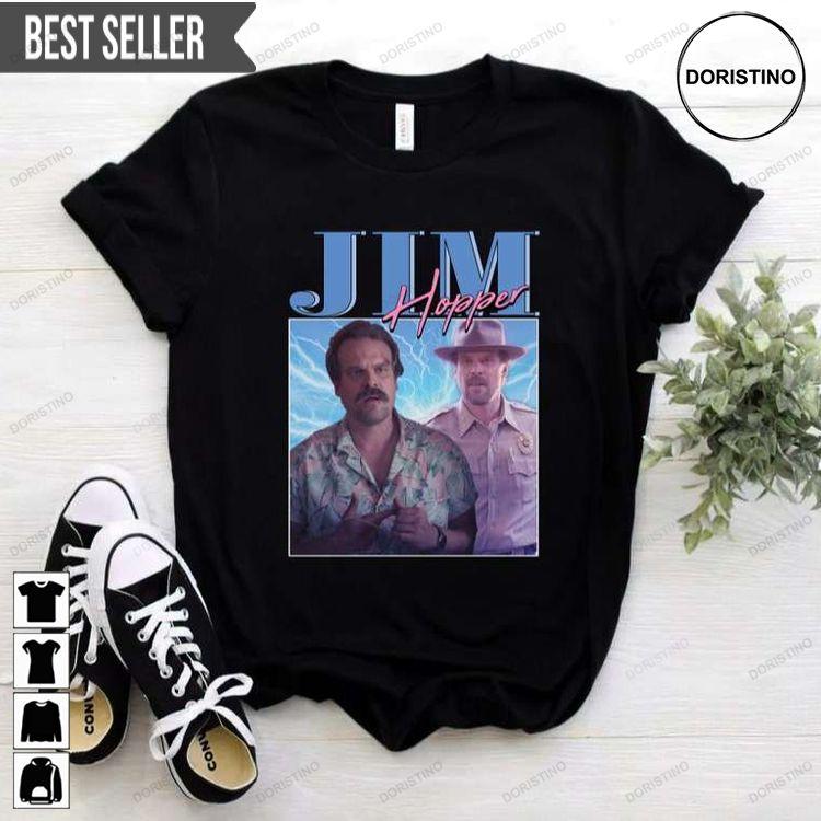 Stranger Things Jim Hopper Film Actor Tshirt Stranger Things Jim Hopper Film Actor Tshirt