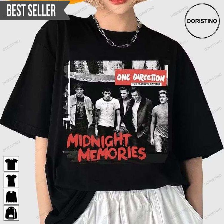 One Direction Midnight Memories Music Band Tshirt One Direction Midnight Memories Music Band Tshirt