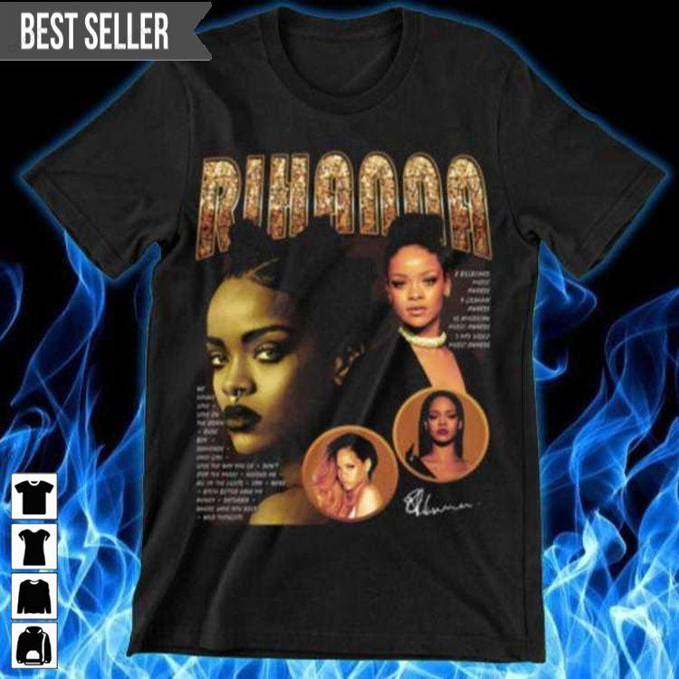 Rihanna Vintage 90s Unisex Tshirt Rihanna Vintage 90s Unisex Tshirt