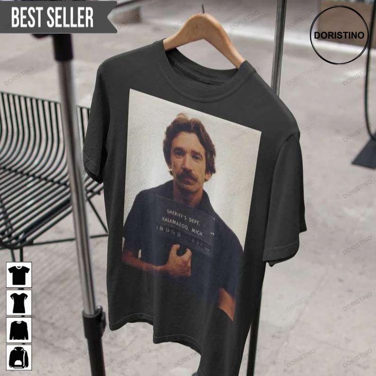 Tim Allen Mugshot Film Actor Tshirt Tim Allen Mugshot Film Actor Tshirt
