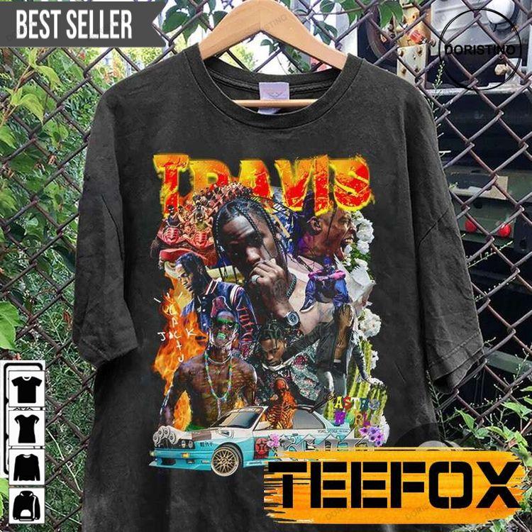 Travis Scott Nascar Racing Short-sleeve Tshirt Travis Scott Nascar Racing Short-sleeve Tshirt