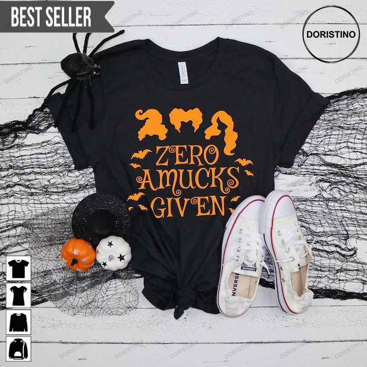 Zero Amucks Given Halloween Tshirt Zero Amucks Given Halloween Tshirt