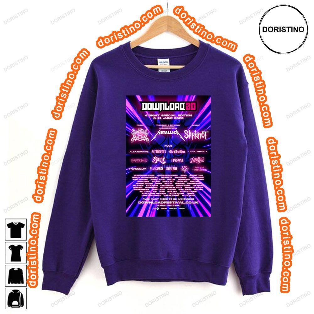 Download Festival 2023 Line Up Tshirt Download Festival 2023 Line Up Tshirt