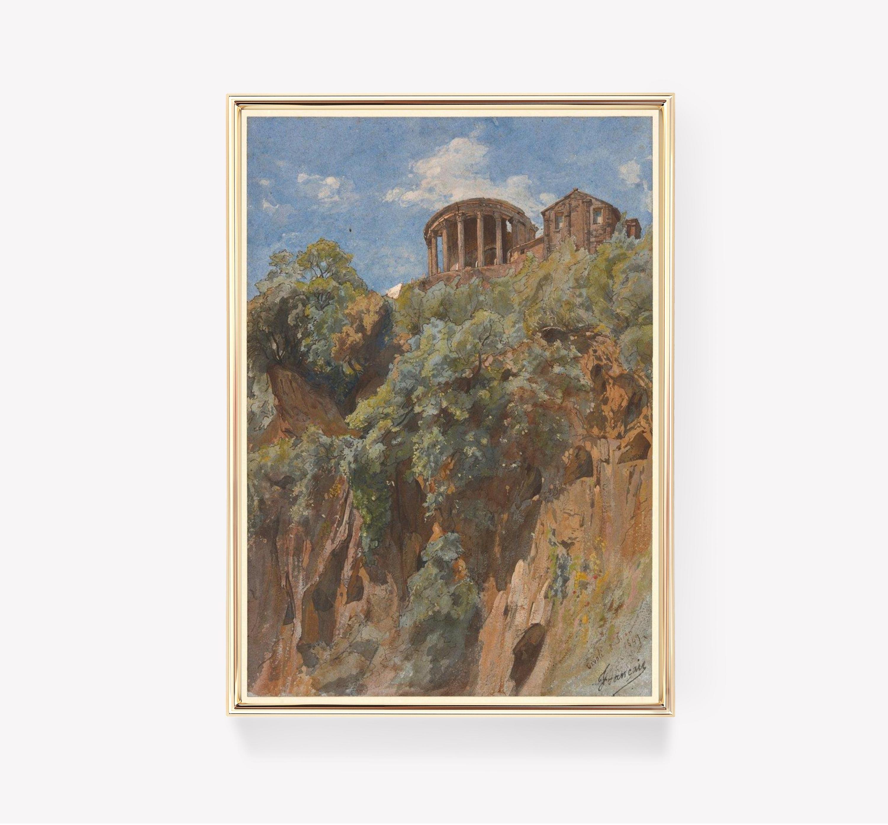 Temple Of Vesta Vintage Awesome Poster (No Frame) Temple Of Vesta Vintage Awesome Poster (No Frame)