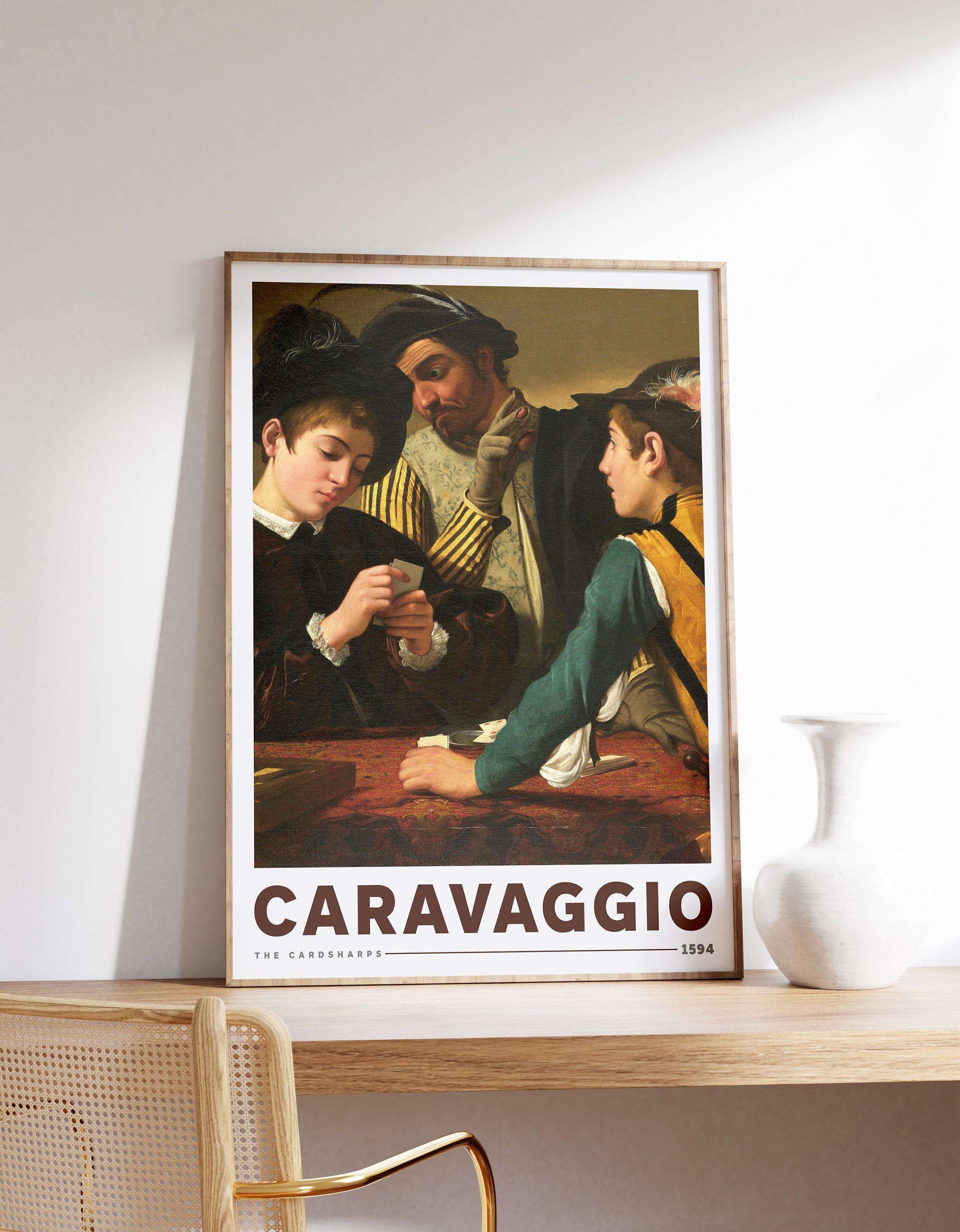 The Cardsharps By Michelangelo Merisi Da Caravaggio 1594 Modern Trending Style Poster (No Frame) The Cardsharps By Michelangelo Merisi Da Caravaggio 1594 Modern Trending Style Poster (No Frame)