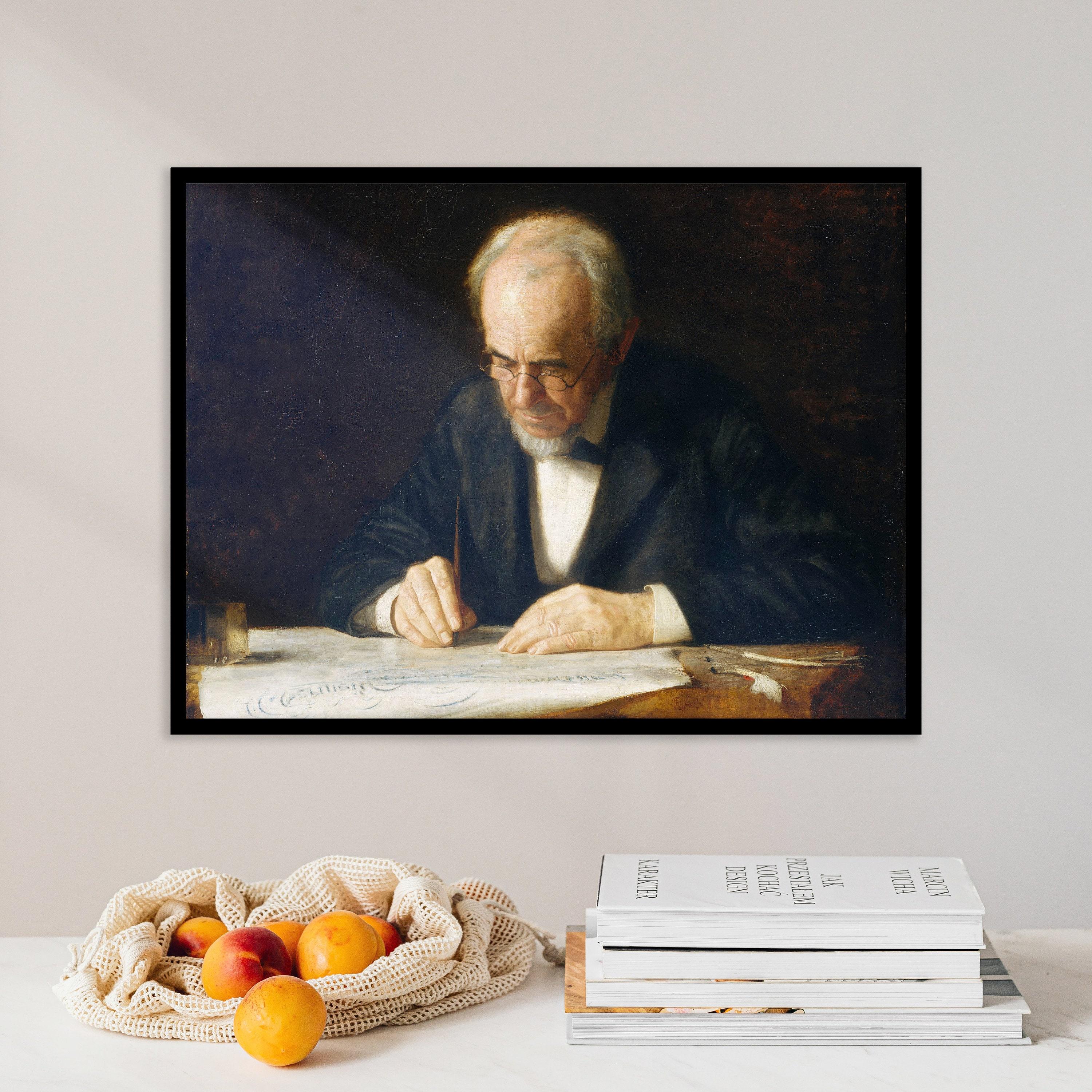 Thomas Eakins The Writing Master 1882 Vintage Landscape Limited Edition Posters (No Frame) Thomas Eakins The Writing Master 1882 Vintage Landscape Limited Edition Posters (No Frame)