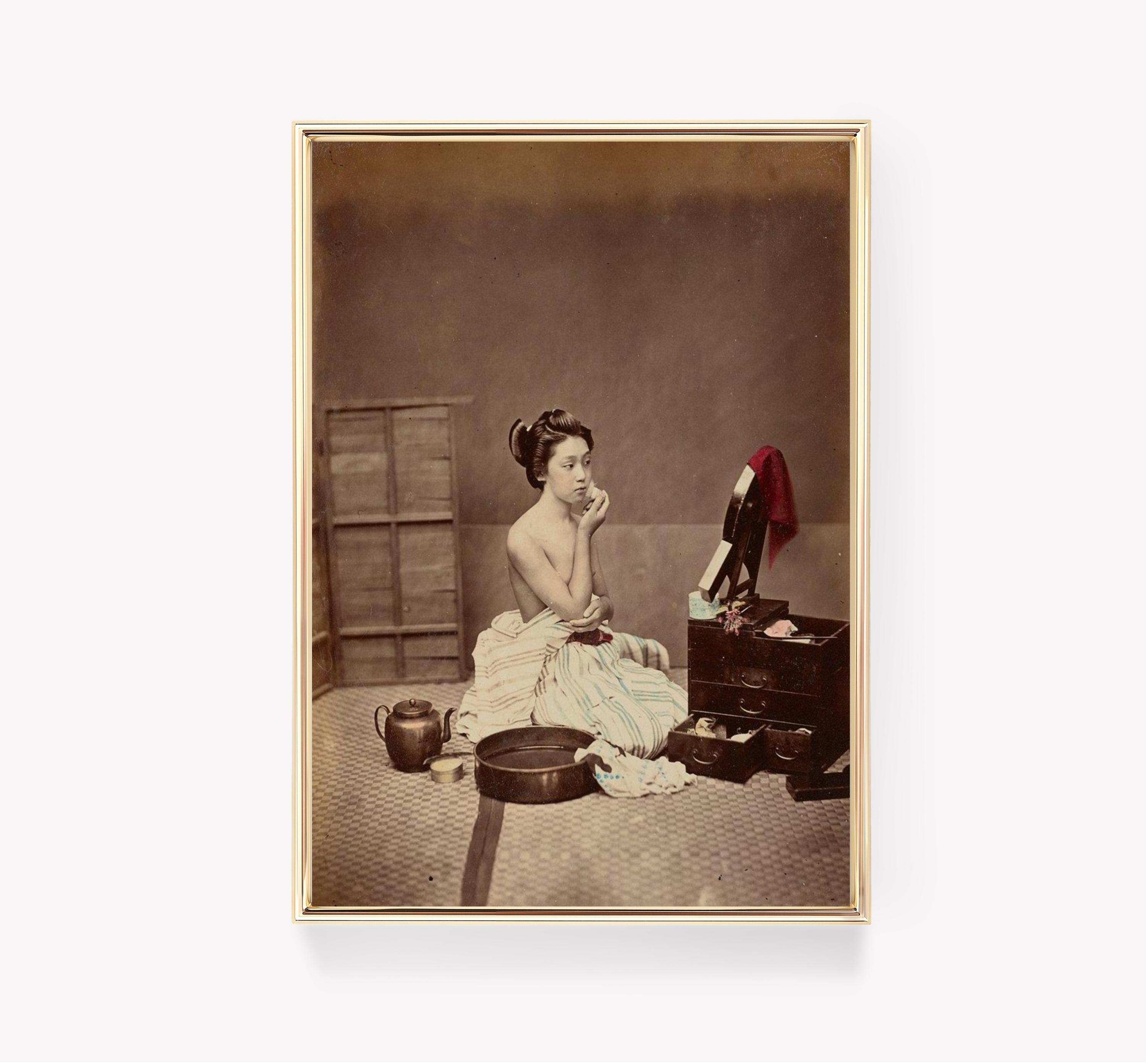 Traditional Japanese Woman Cultural Art Awesome Poster (No Frame) Traditional Japanese Woman Cultural Art Awesome Poster (No Frame)