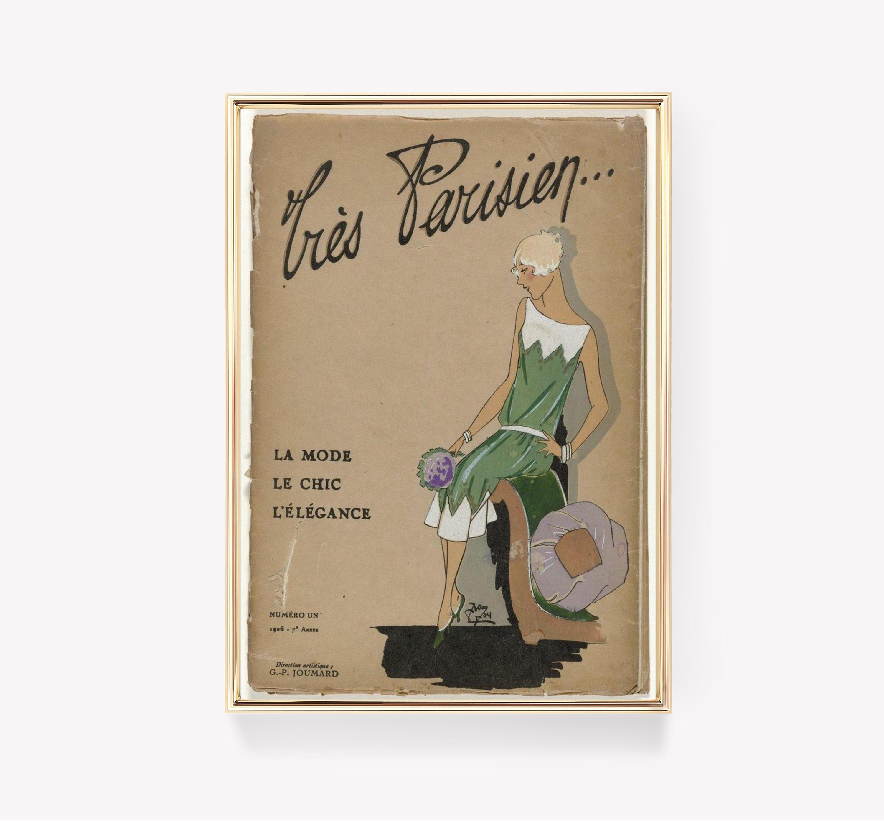 Trs Parisien Magazine Fashion Art Trending Style Poster (No Frame) Trs Parisien Magazine Fashion Art Trending Style Poster (No Frame)