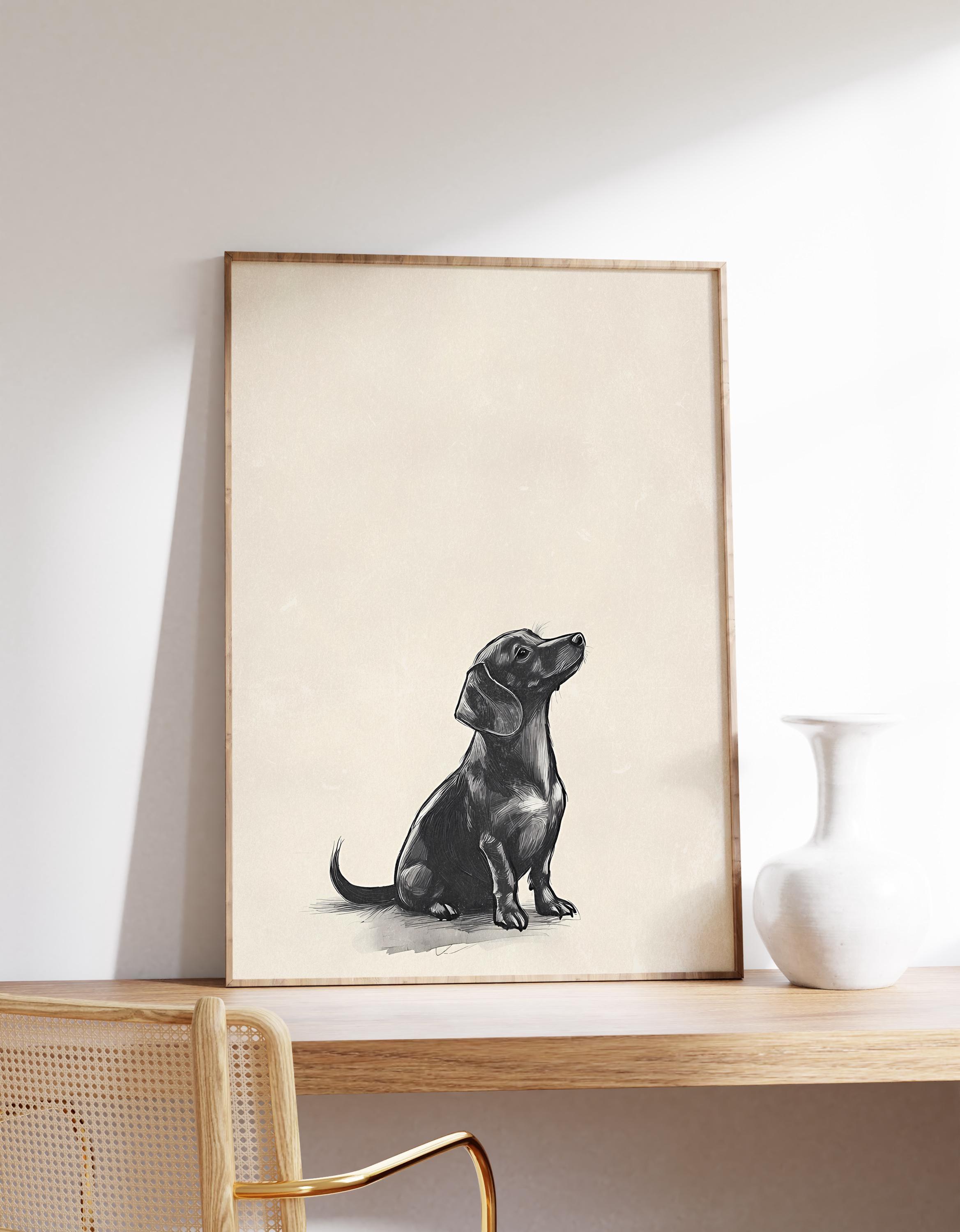 Vintage Dachshund Dog Limited Edition Posters (No Frame) Vintage Dachshund Dog Limited Edition Posters (No Frame)