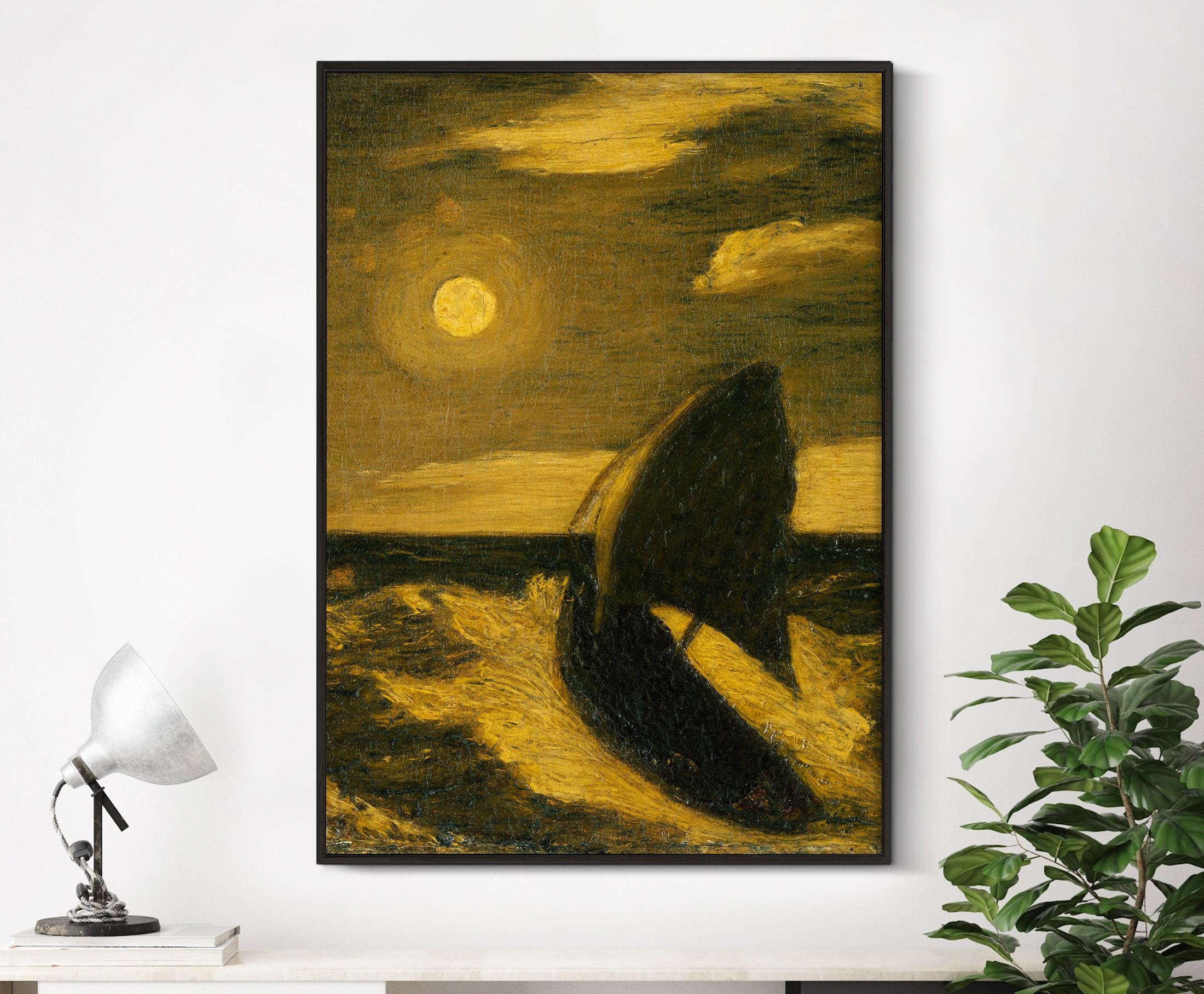 Vintage Sunset Oil Trending Style Poster (No Frame)