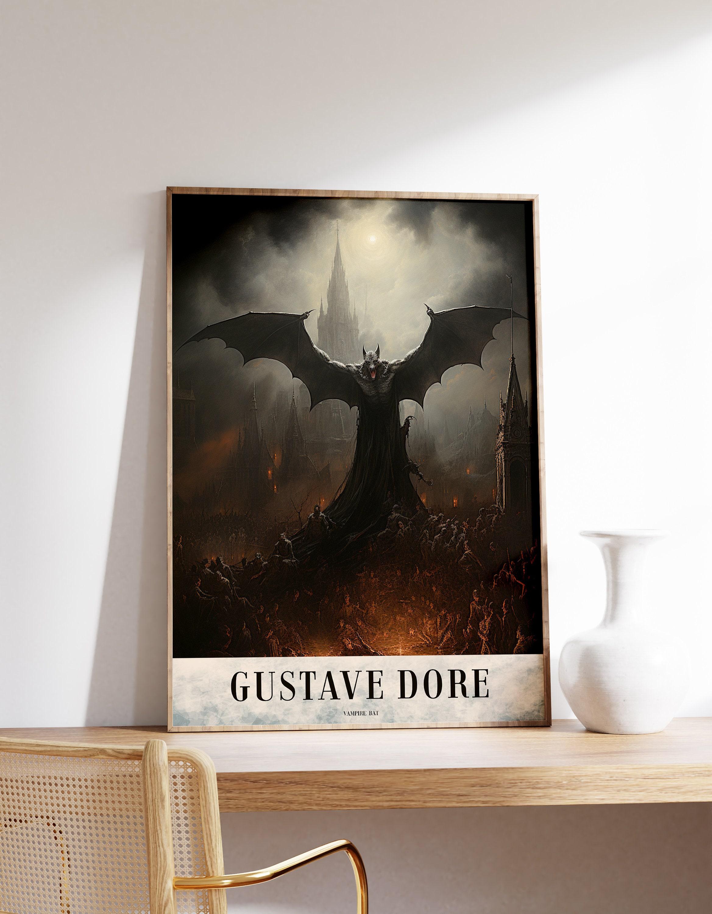 Vire Bat Art Gustave Dore Gothic Awesome Poster (No Frame) Vire Bat Art Gustave Dore Gothic Awesome Poster (No Frame)