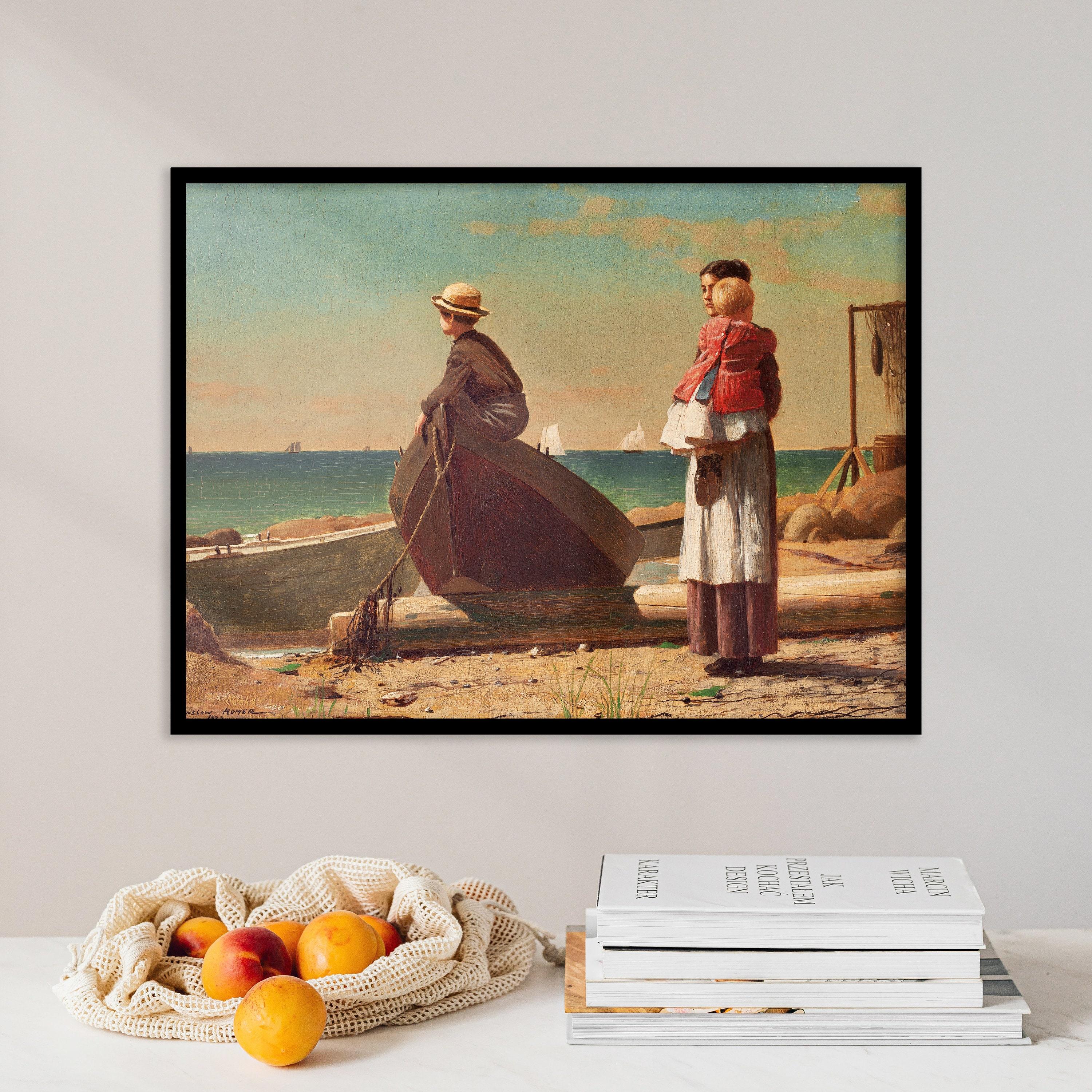 Winslow Homer Dads Coming Home 1873 Art Wall Home Decor Awesome Poster (No Frame) Winslow Homer Dads Coming Home 1873 Art Wall Home Decor Awesome Poster (No Frame)