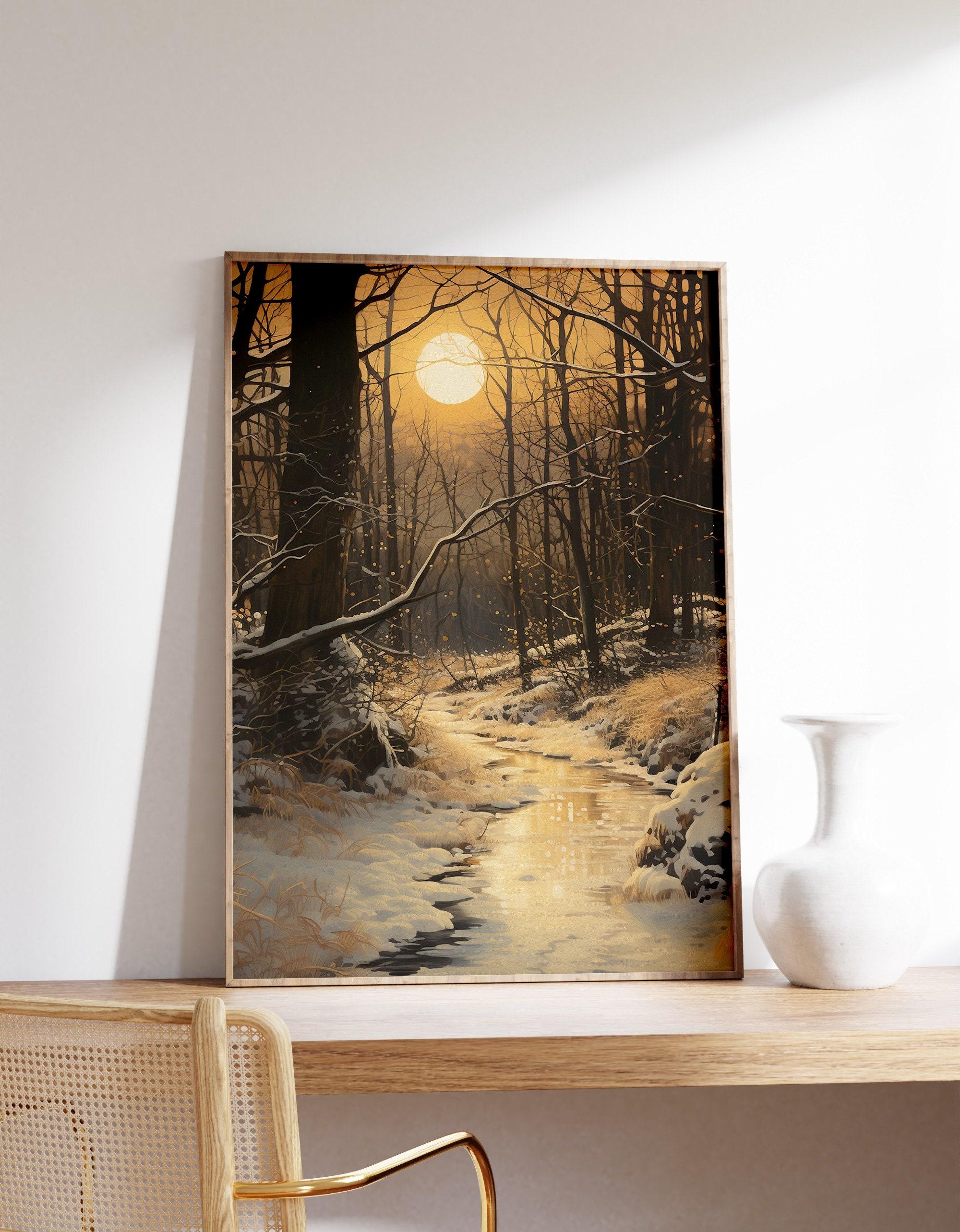 Winter Forest Cottagecore Trending Style Poster (No Frame) Winter Forest Cottagecore Trending Style Poster (No Frame)