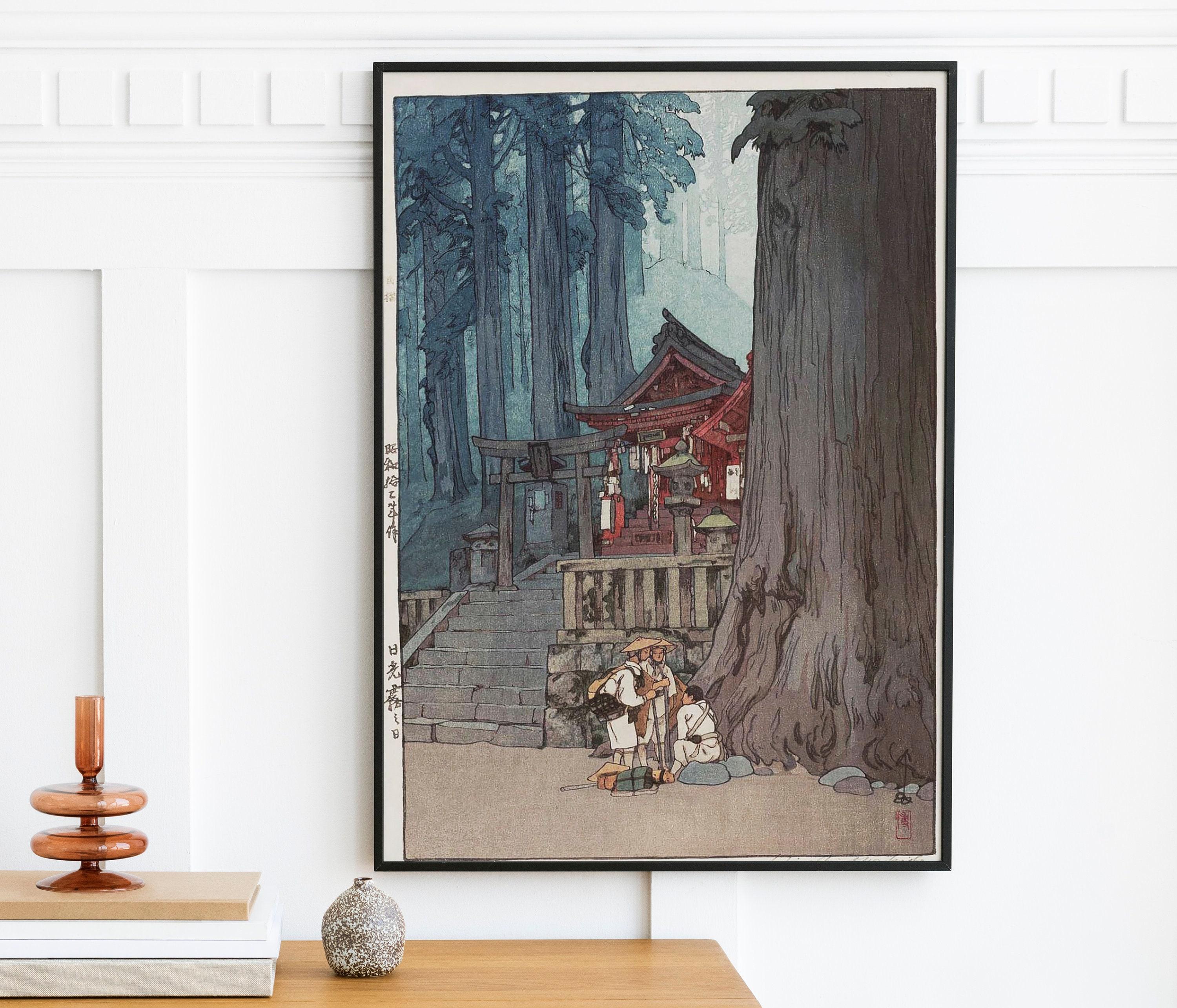 Yoshida Hiroshi Misty Day In Nikko 1937 Awesome Poster (No Frame) Yoshida Hiroshi Misty Day In Nikko 1937 Awesome Poster (No Frame)