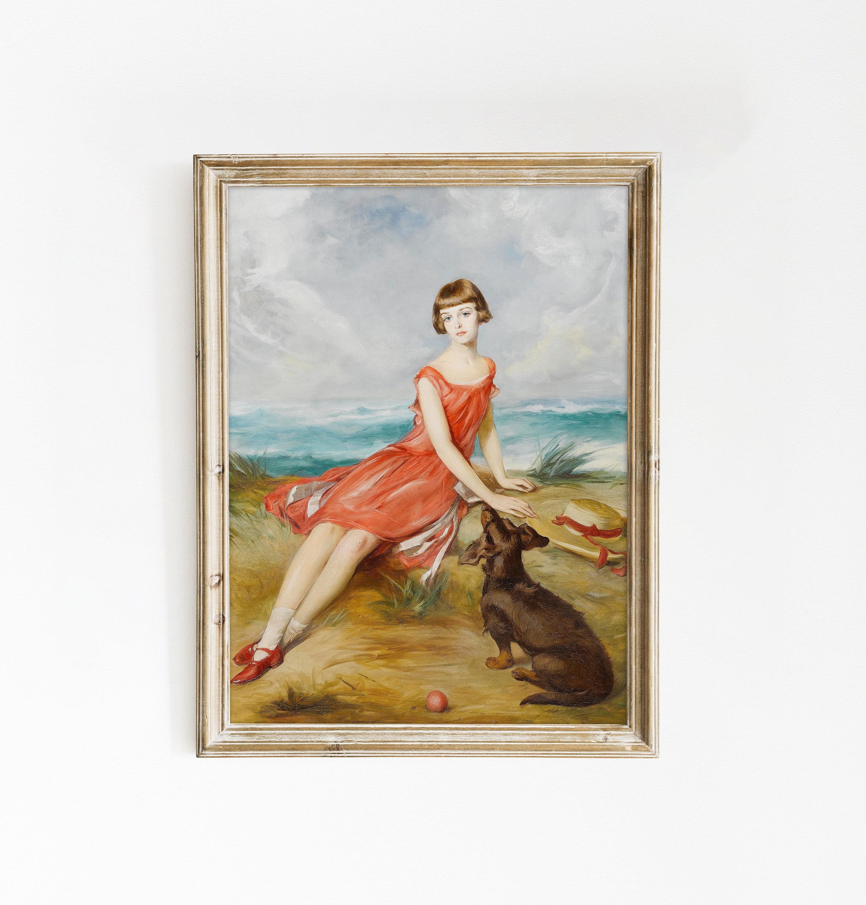 Young Girl In Red Dress Limited Edition Posters (No Frame) Young Girl In Red Dress Limited Edition Posters (No Frame)