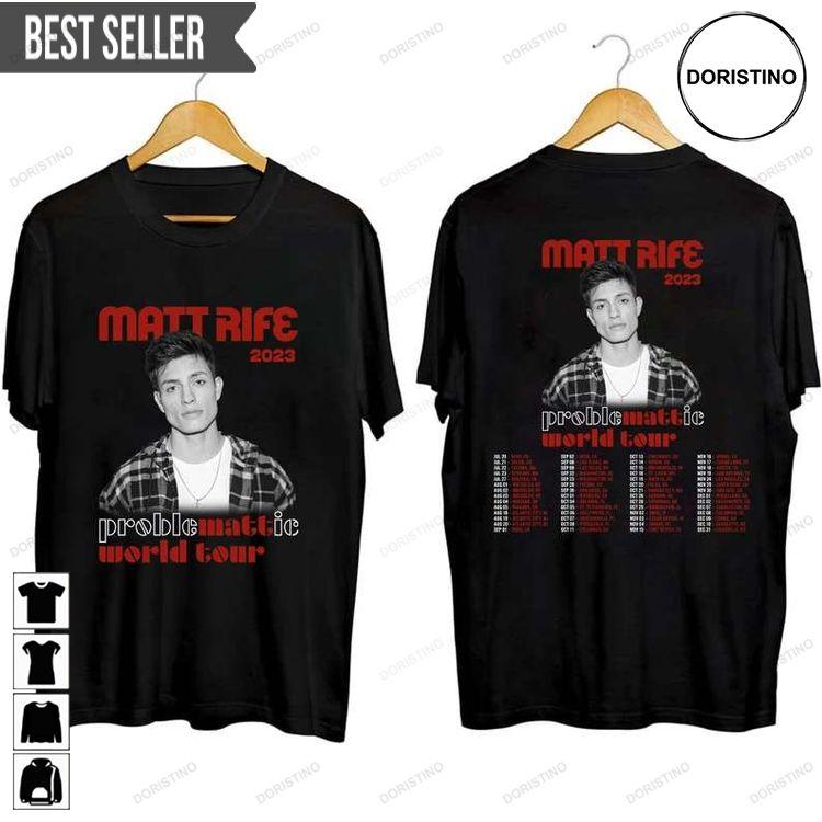 Matt Rife World Tour 2023 Short-sleeve Awesome Shirt Matt Rife World Tour 2023 Short-sleeve Awesome Shirt