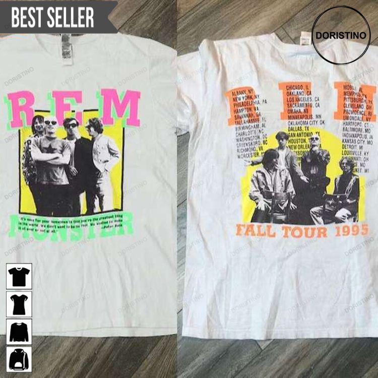 Rem Monster Fall Tour 1995 Short-sleeve Awesome Shirt Rem Monster Fall Tour 1995 Short-sleeve Awesome Shirt