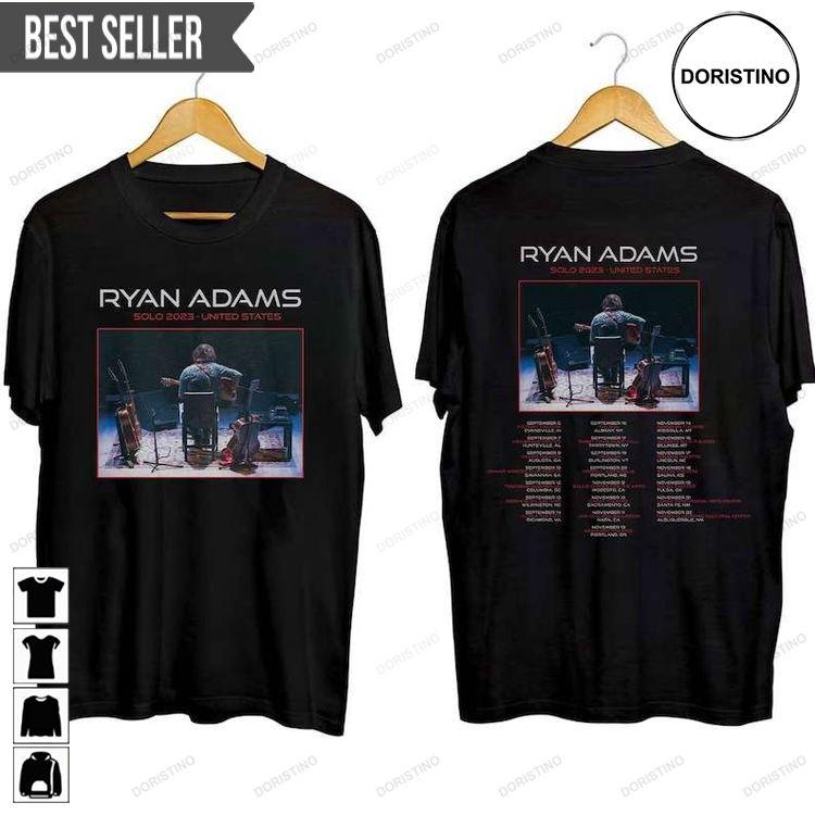 Ryan Adams Usa Fall Solo Tour Concert 2023 Short-sleeve Tshirt Ryan Adams Usa Fall Solo Tour Concert 2023 Short-sleeve Tshirt
