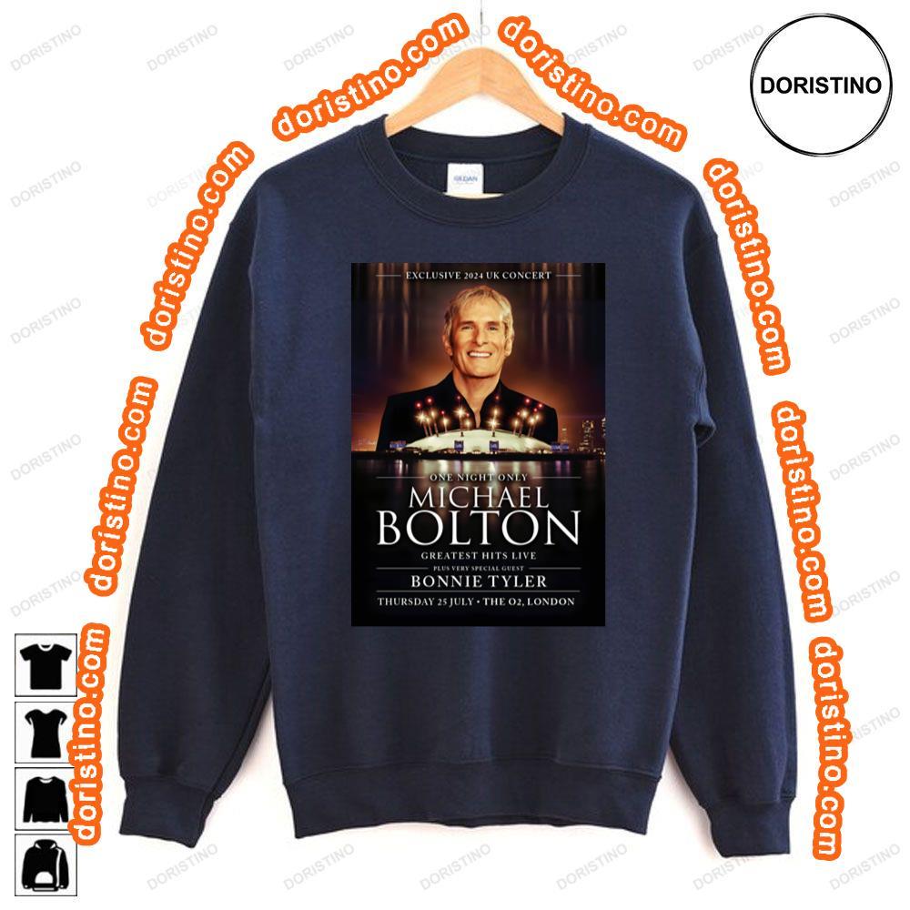 Michael Bolton One Night Only Greatest Hits Live London The O2 Arena Awesome Shirt Michael Bolton One Night Only Greatest Hits Live London The O2 Arena Awesome Shirt